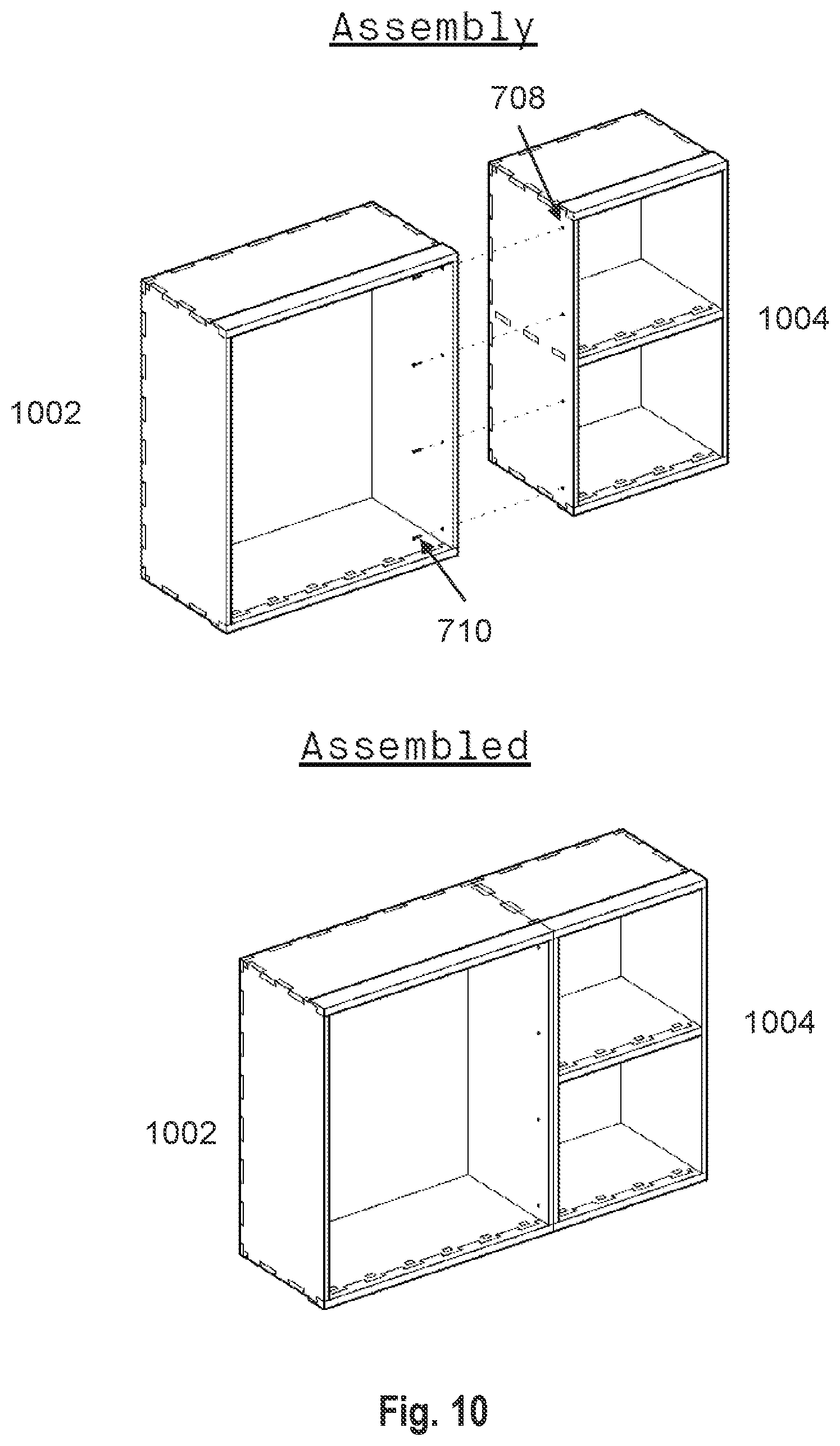 Patent US12306617 Figure 8 – Automated manufacturing architectural millwork