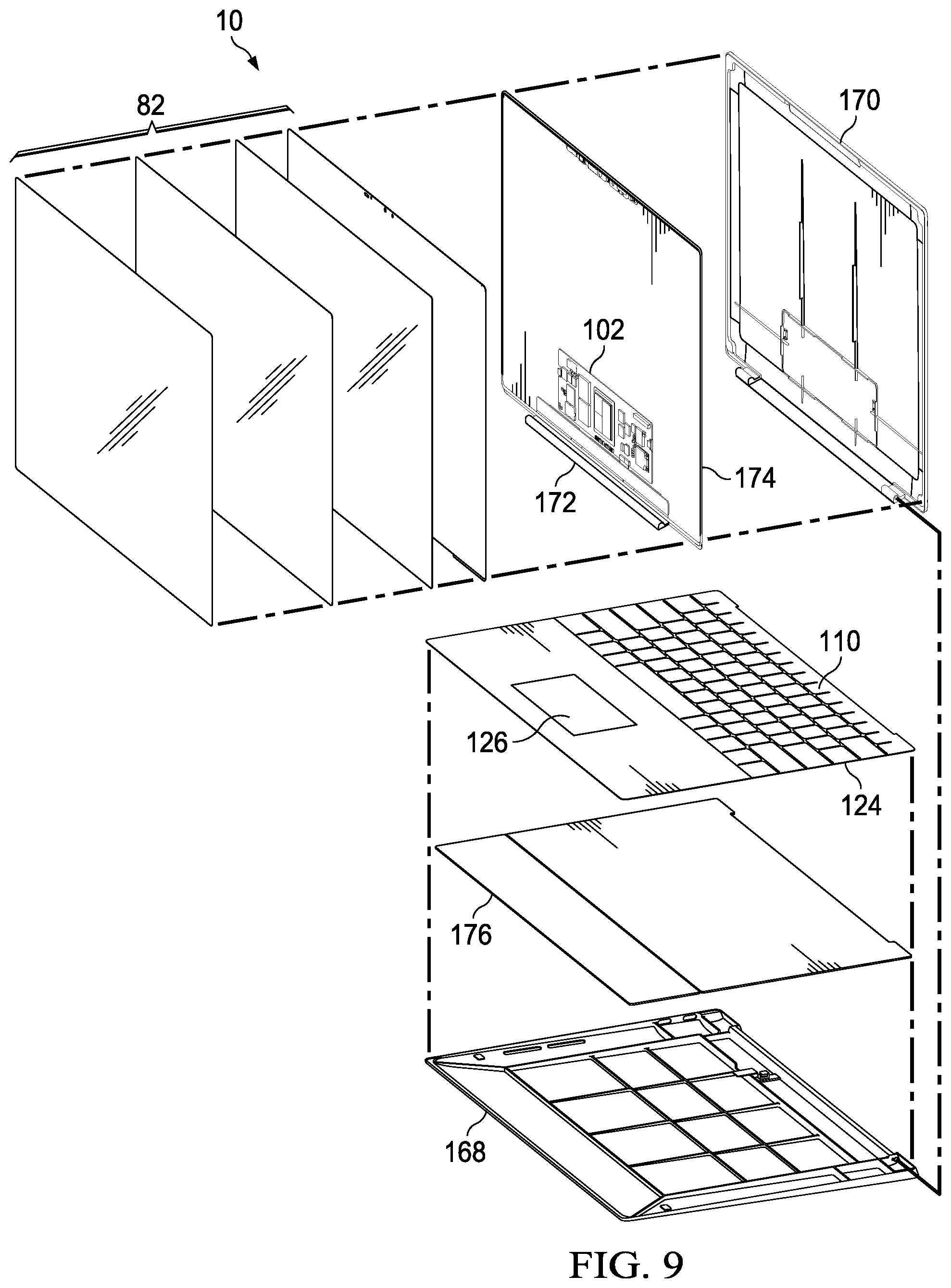 Patent US12306618 Figure 9 – Information handling system disposition automated using system metrics