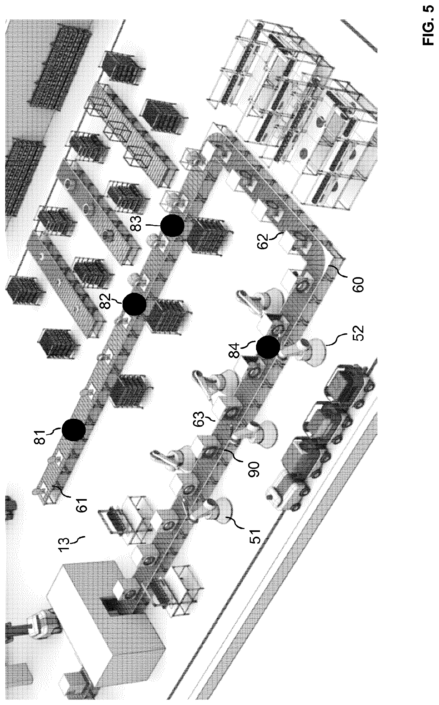 Patent US12306620 Figure 5 – Object handling in an absolute coordinate system