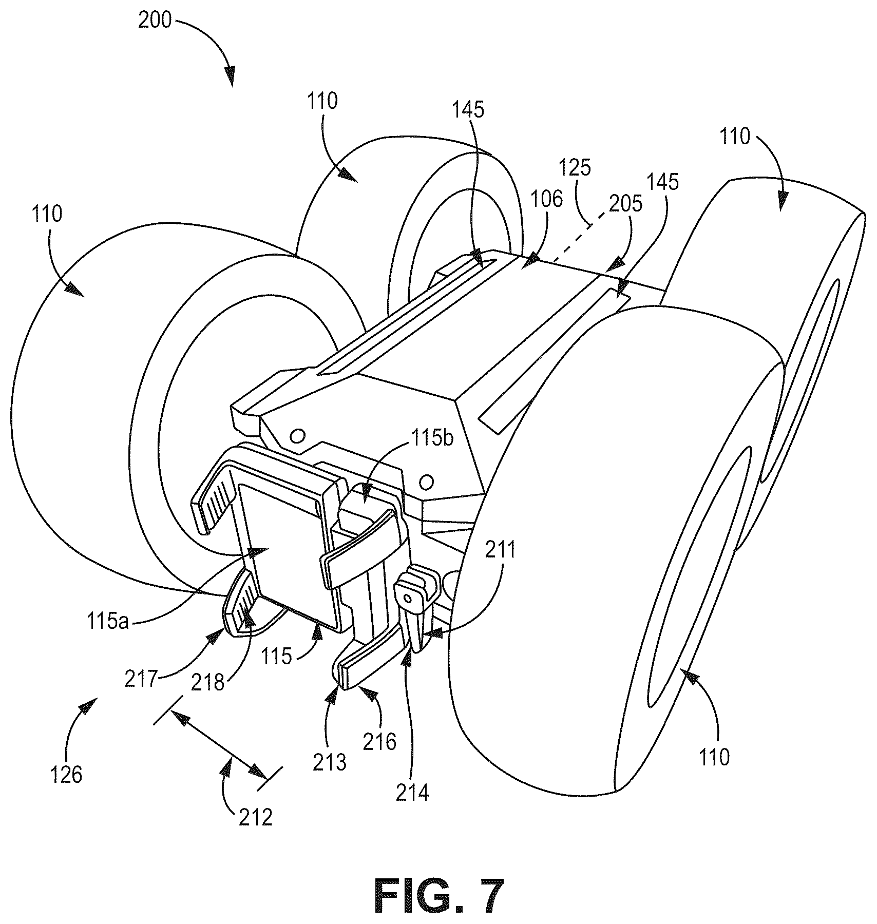 Patent US12306625 Figure 6 – Remote-controlled vehicle with camera mount