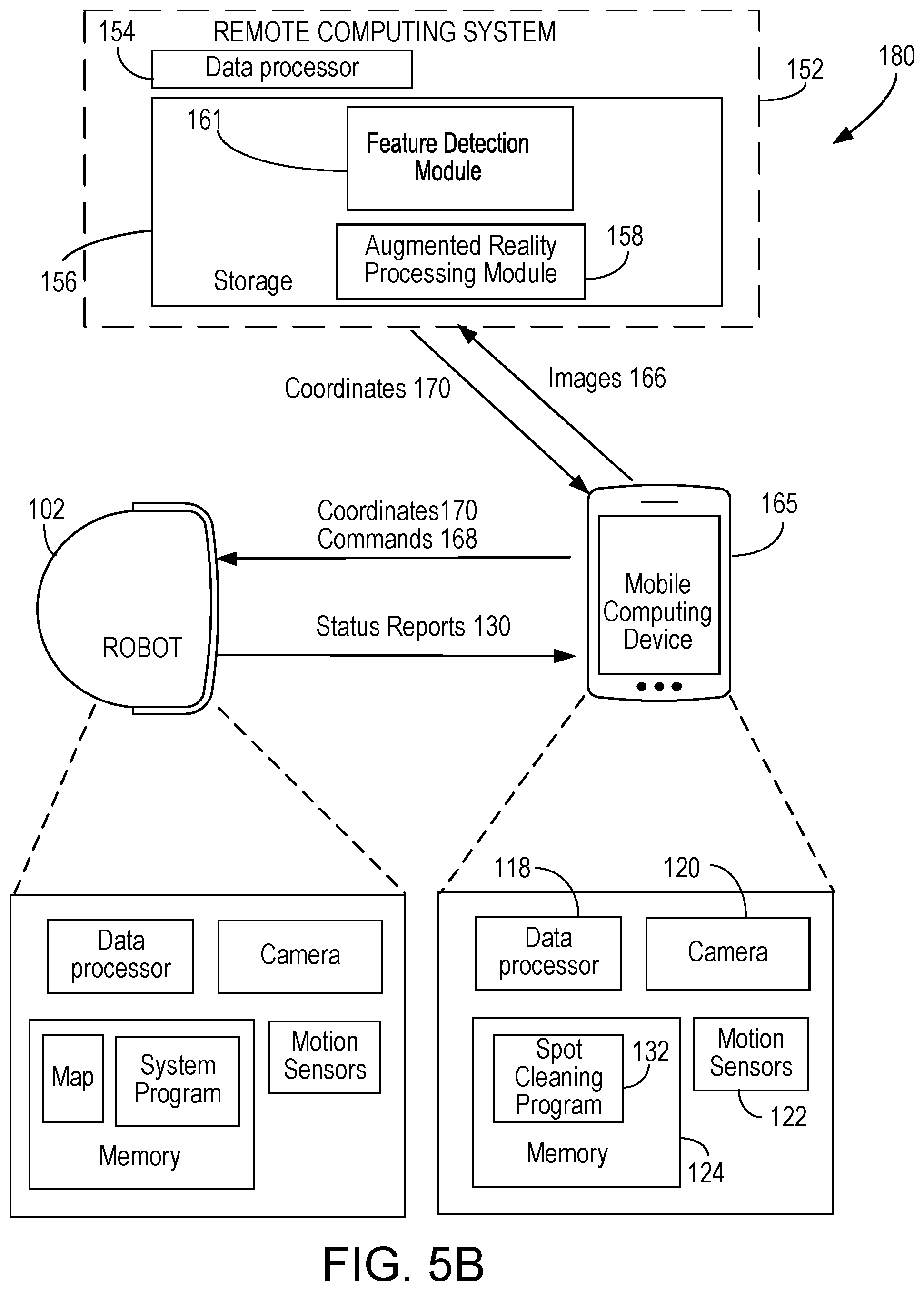 Patent US12306626 Figure 6 – Mobile robot cleaning system