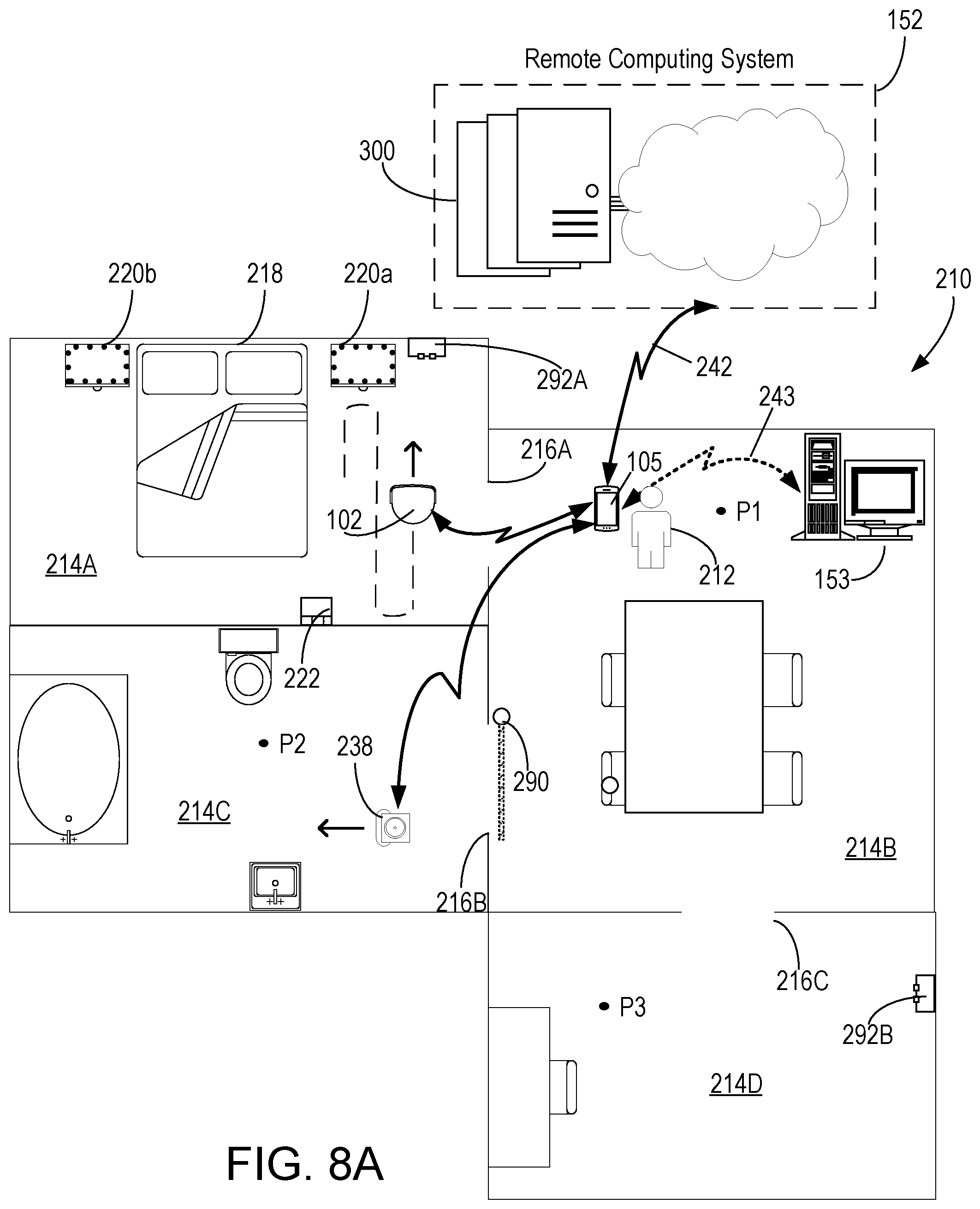 Patent US12306626 Figure 10 – Mobile robot cleaning system