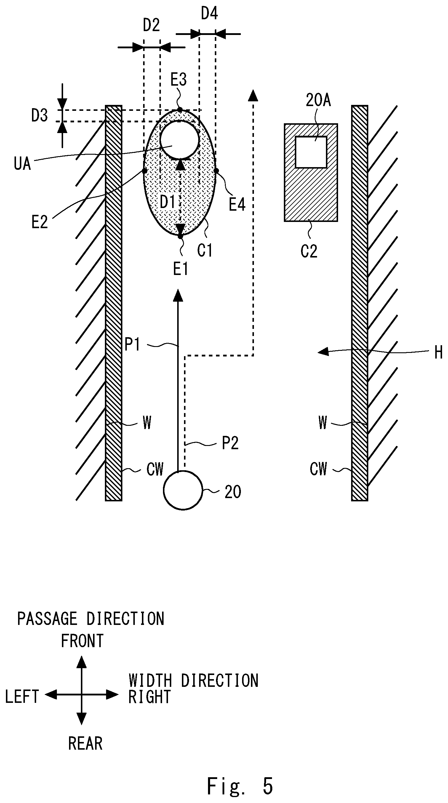 Patent US12306631 Figure 5 – Robot control system, robot control method, and program