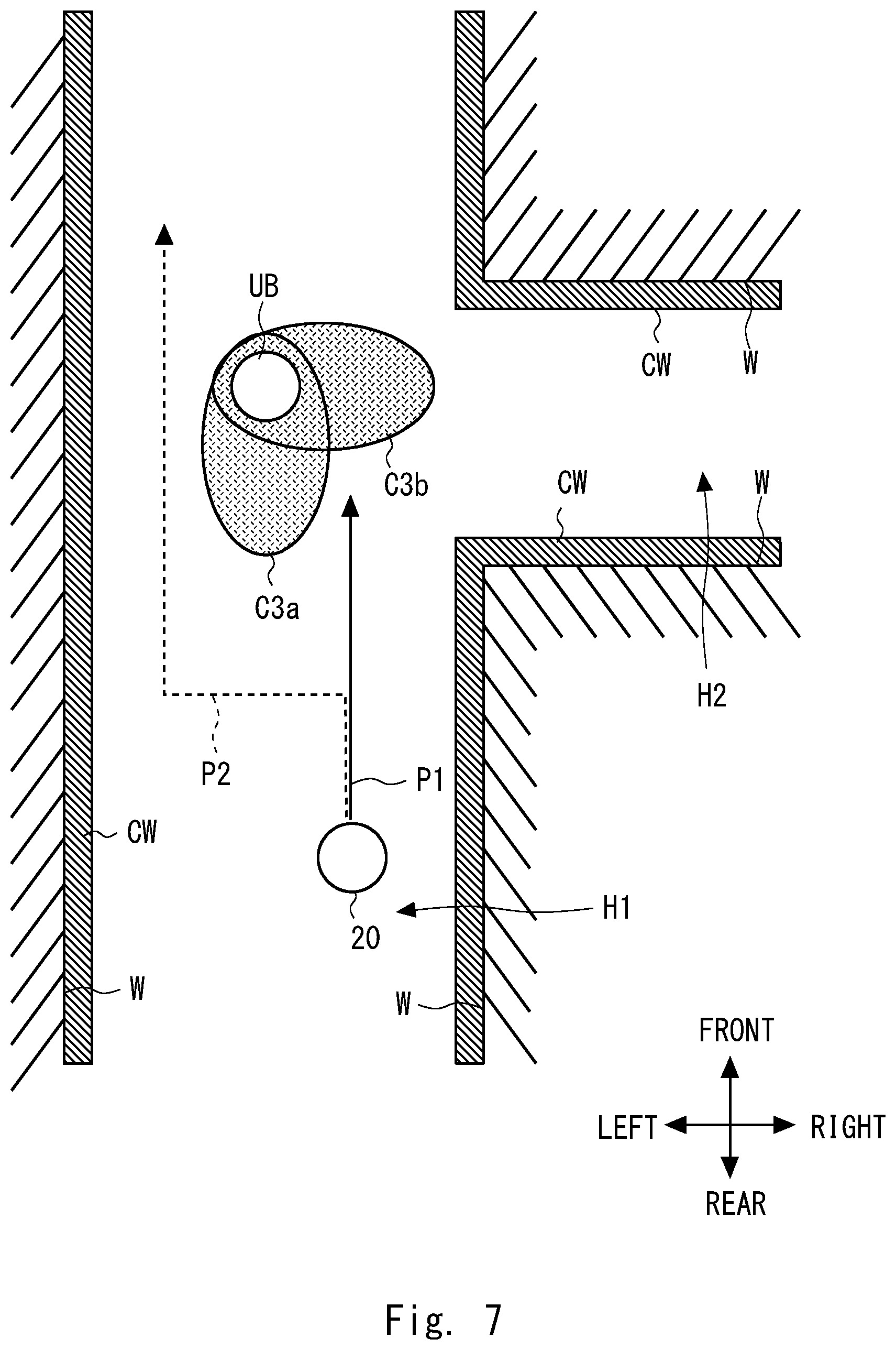 Patent US12306631 Figure 7 – Robot control system, robot control method, and program
