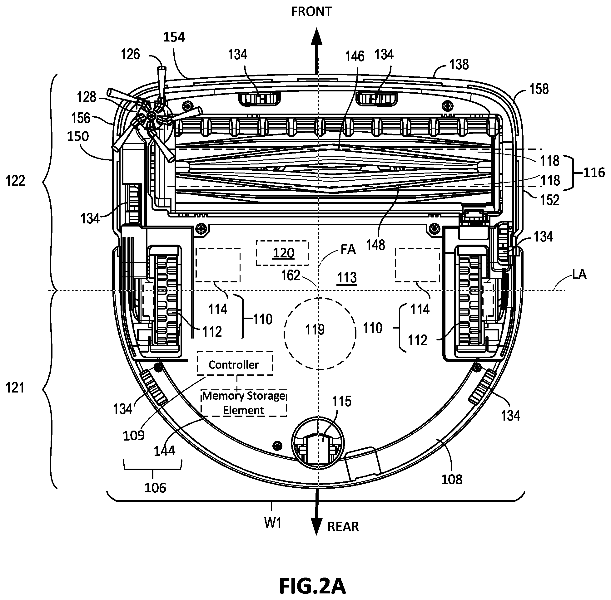Patent US12306633 Figure 2 – Systems and methods for dock placement for an autonomous mobile robot