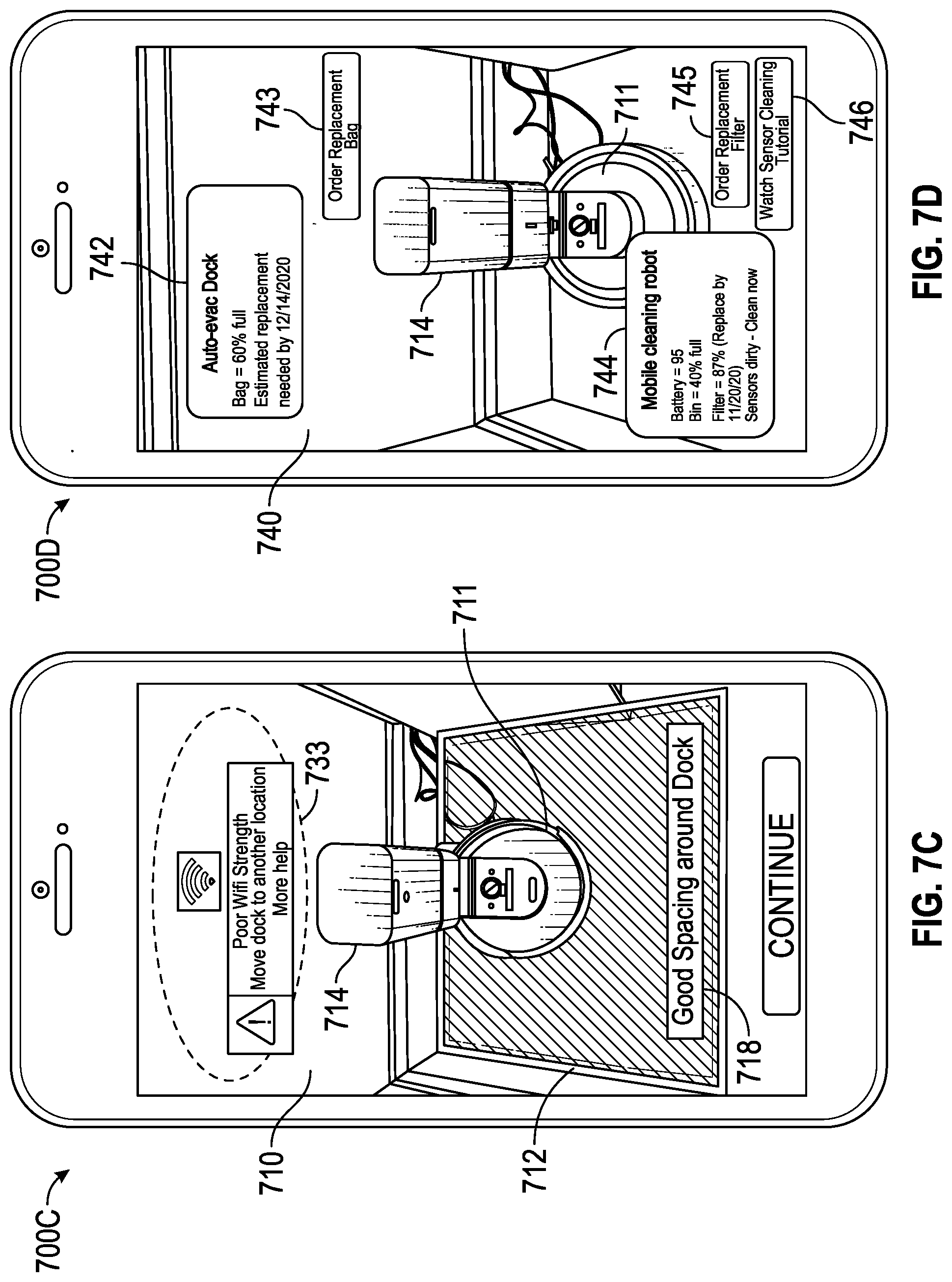 Patent US12306633 Figure 11 – Systems and methods for dock placement for an autonomous mobile robot