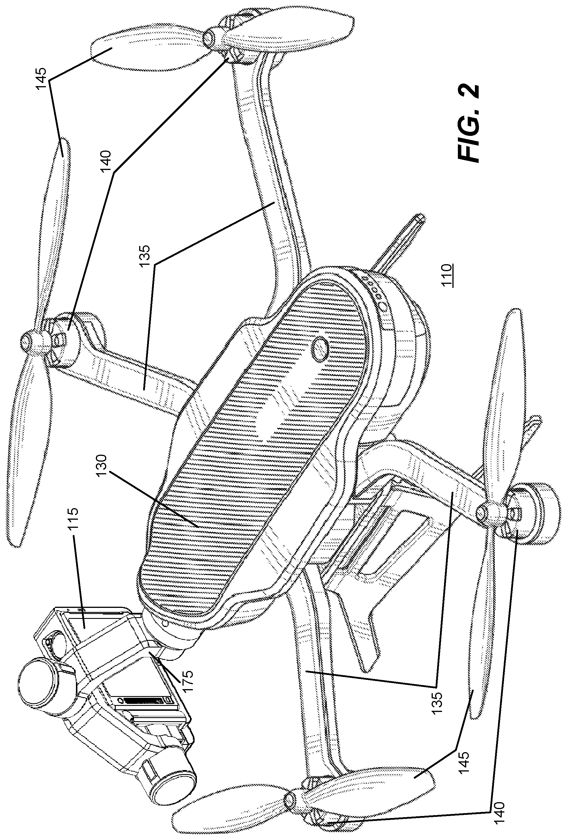 Patent US12306641 Figure 2 – Autonomous tracking based on radius