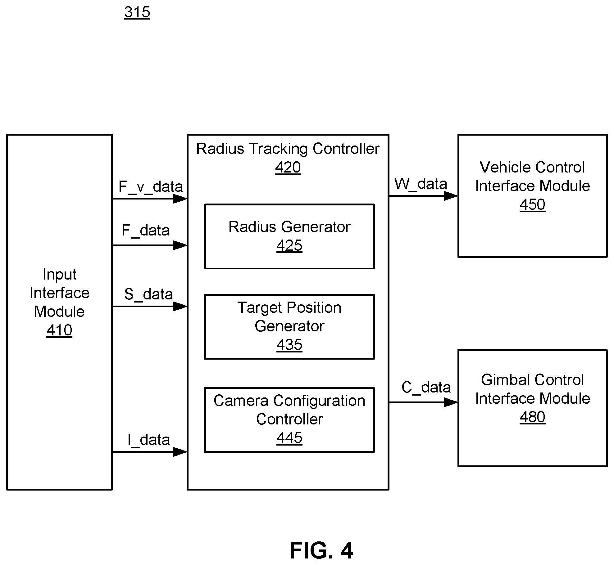 Patent US12306641 Figure 4 – Autonomous tracking based on radius
