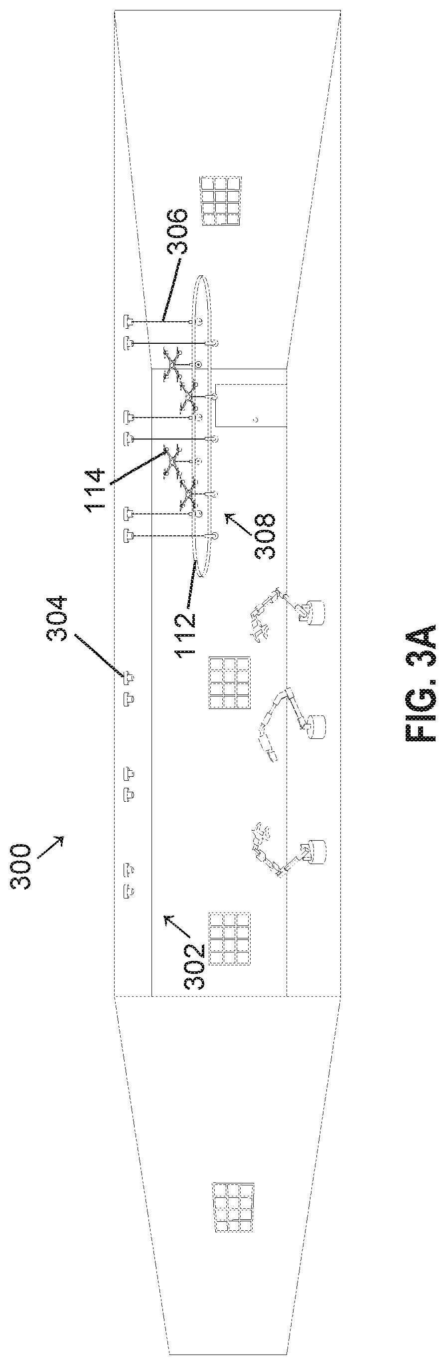Patent US12306642 Figure 7 – Dynamic changing of conveyor profile based on range of robot