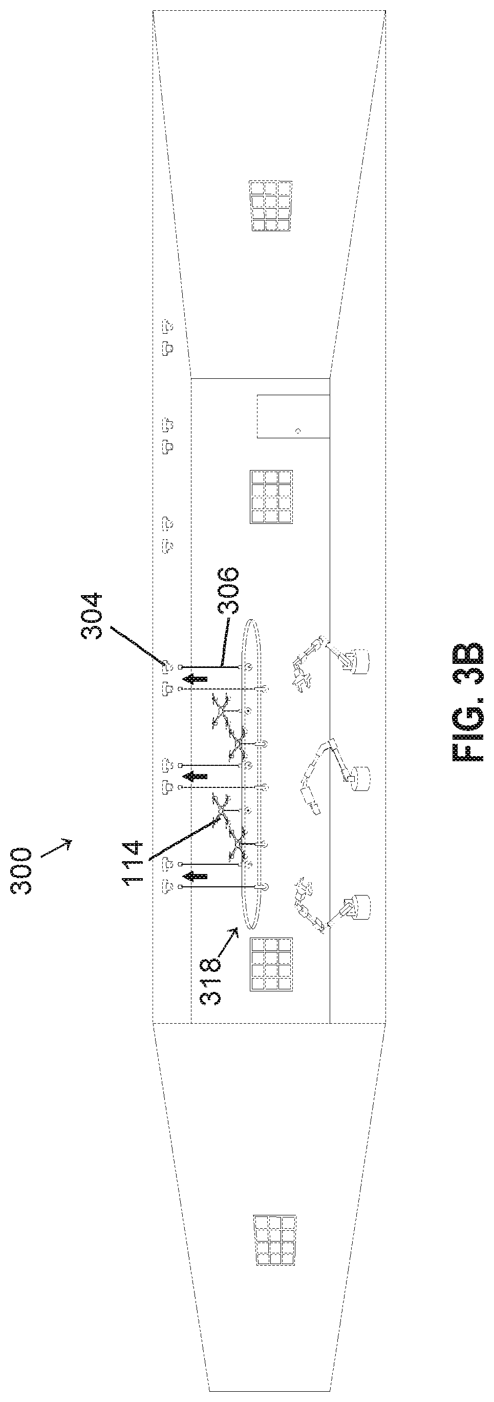 Patent US12306642 Figure 8 – Dynamic changing of conveyor profile based on range of robot