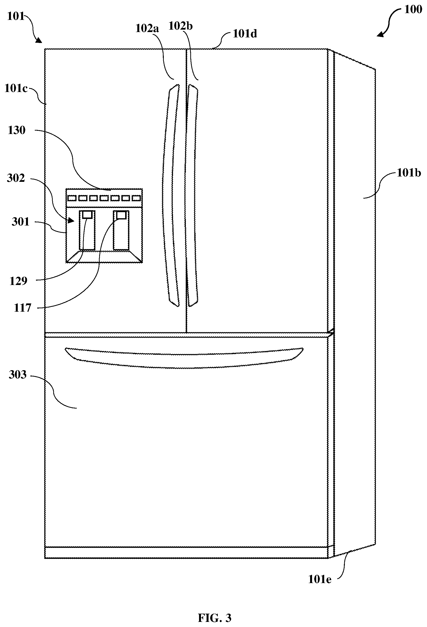 Patent US12306648 Figure 3 – Filtered water supply extension system for an external appliance