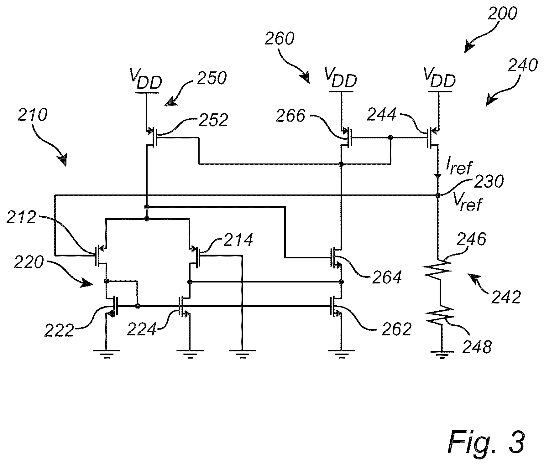 Patent US12306649 Figure 3 – Reference circuit and a power management unit