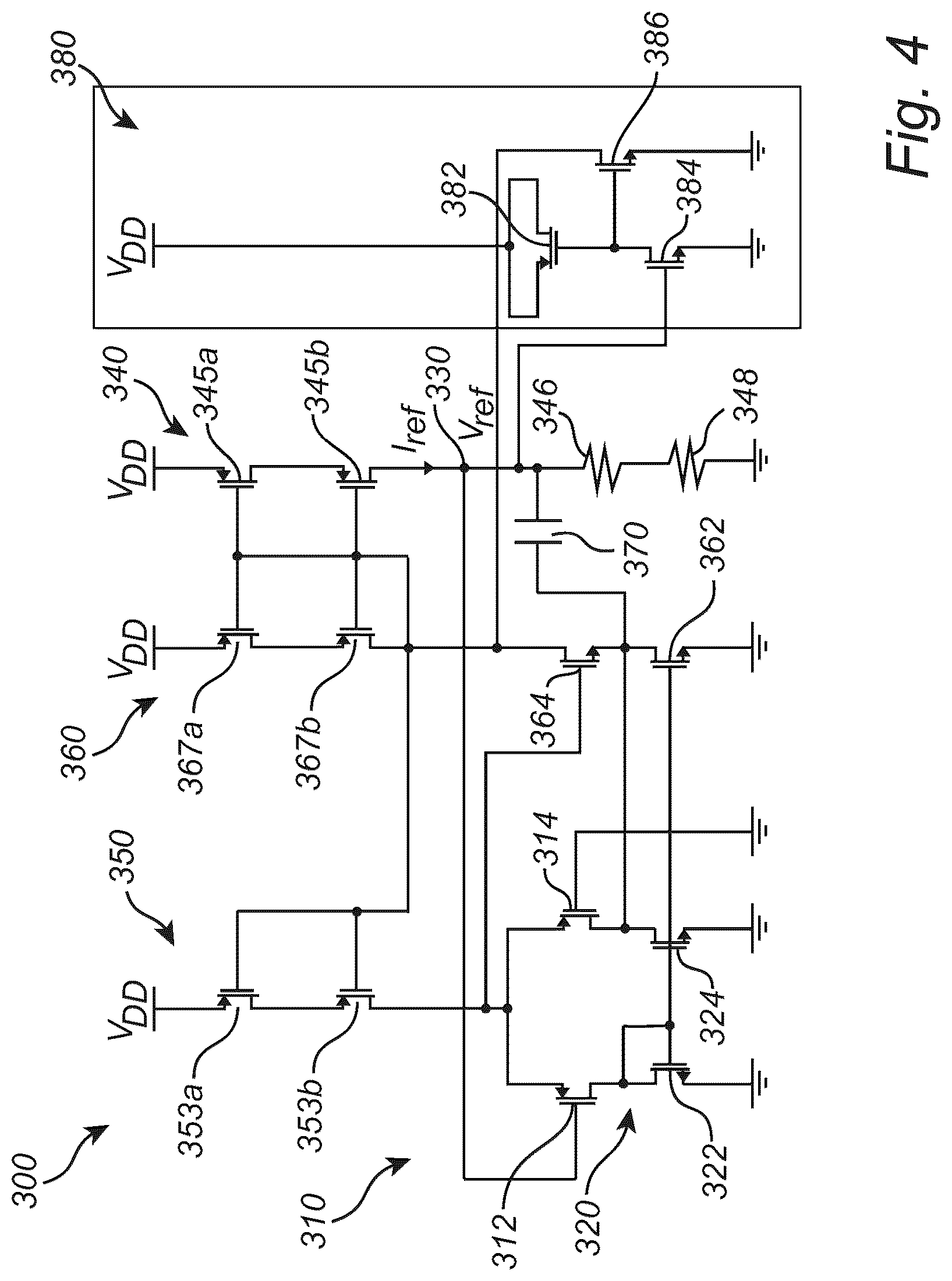 Patent US12306649 Figure 4 – Reference circuit and a power management unit
