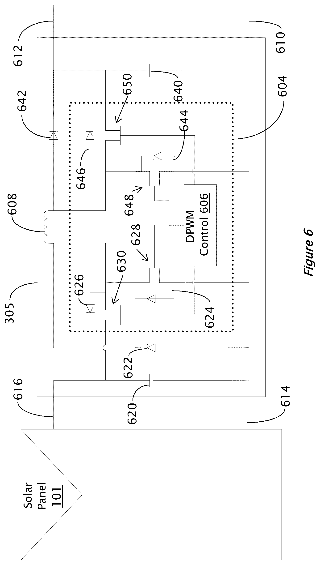 Patent US12306653 Figure 8 – Circuit for interconnected direct current power sources