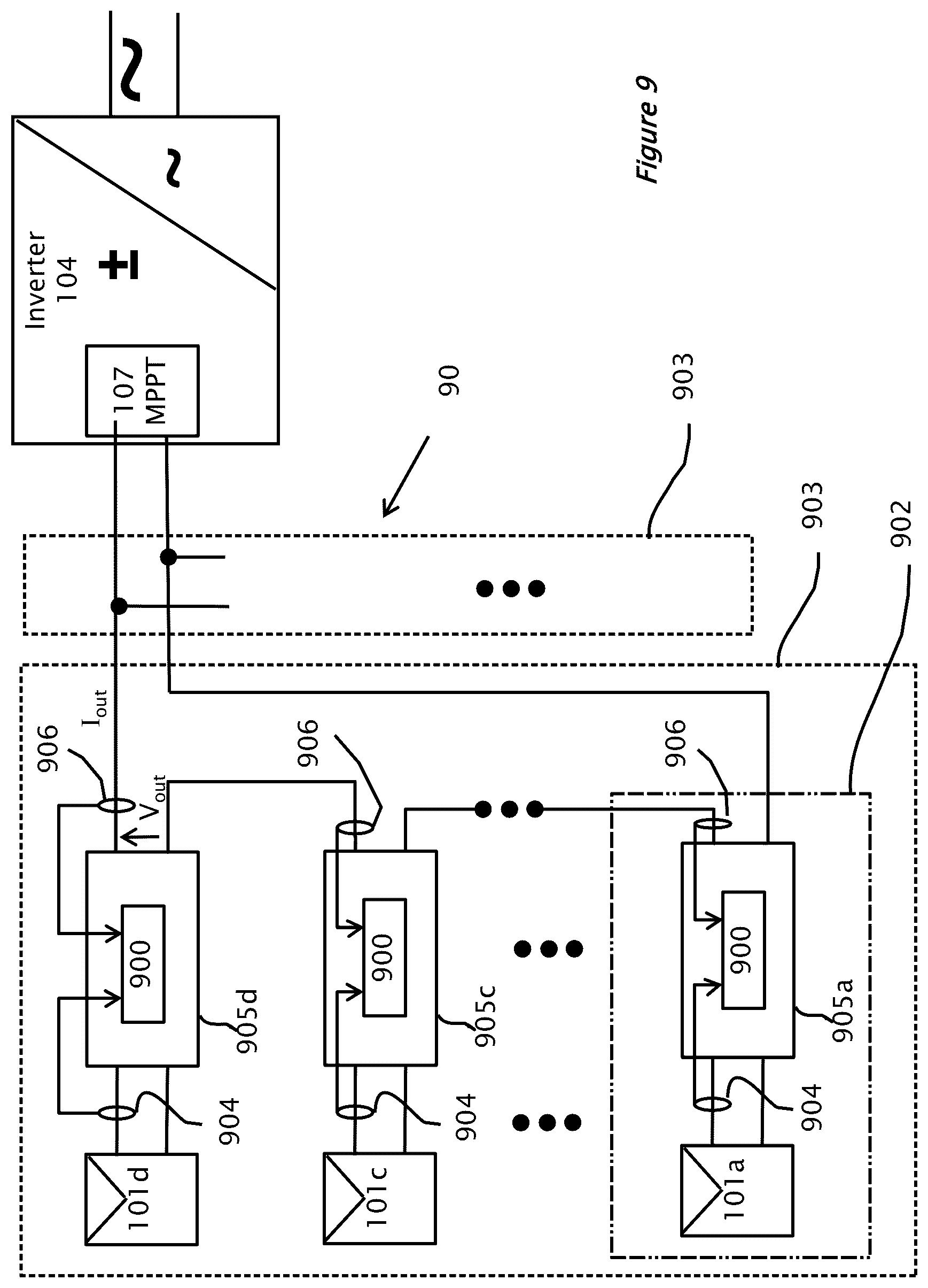 Patent US12306653 Figure 14 – Circuit for interconnected direct current power sources