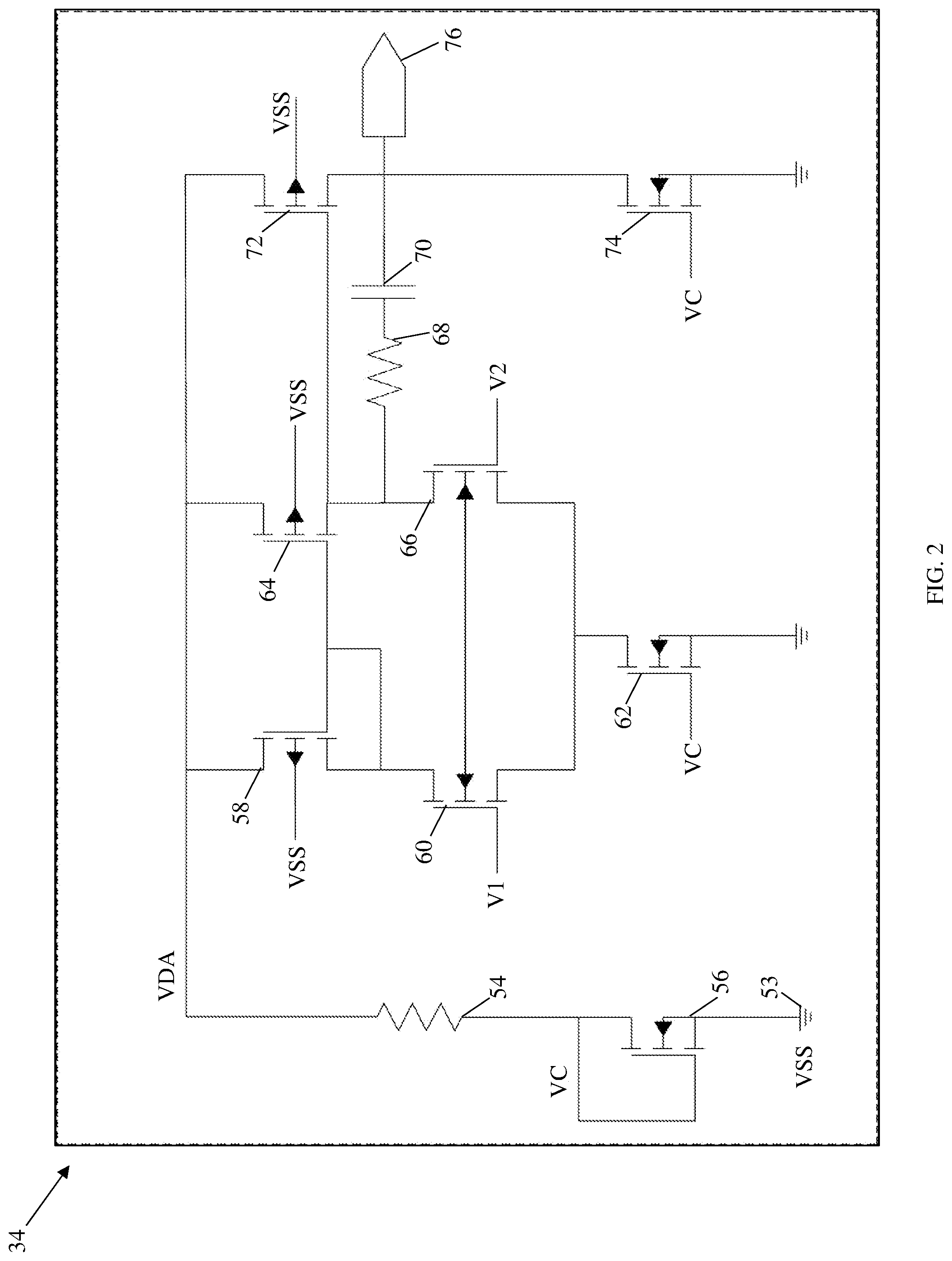 Patent US12306655 Figure 2 – Curvature compensation circuits for bandgap voltage reference circuits