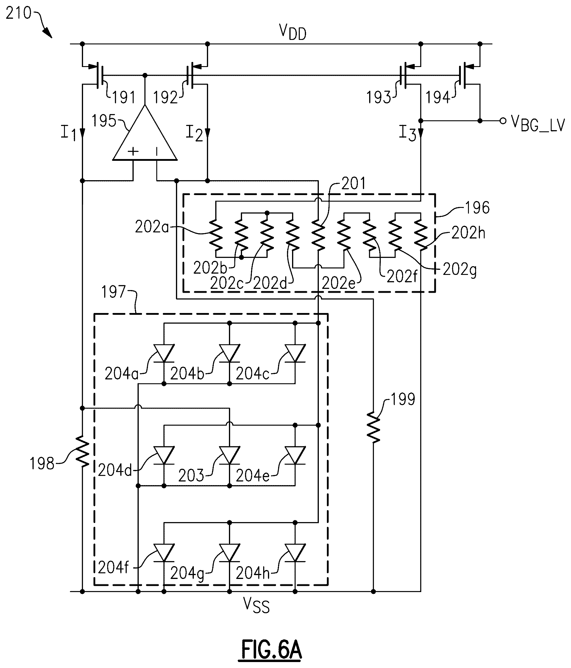 Patent US12306656 Figure 9 – Bandgap reference generation for multiple power supply domains