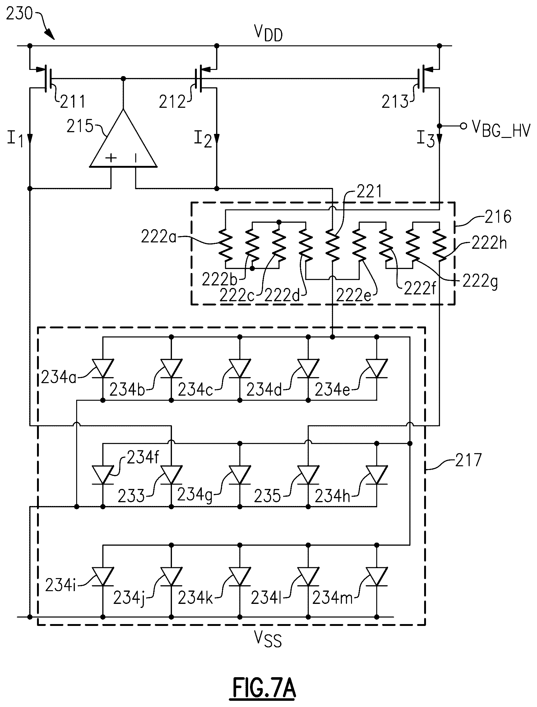 Patent US12306656 Figure 11 – Bandgap reference generation for multiple power supply domains
