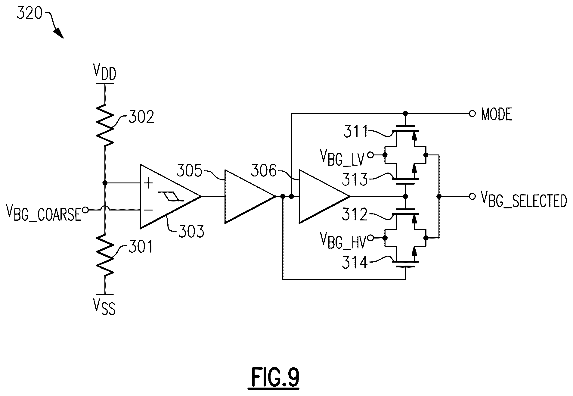 Patent US12306656 Figure 16 – Bandgap reference generation for multiple power supply domains