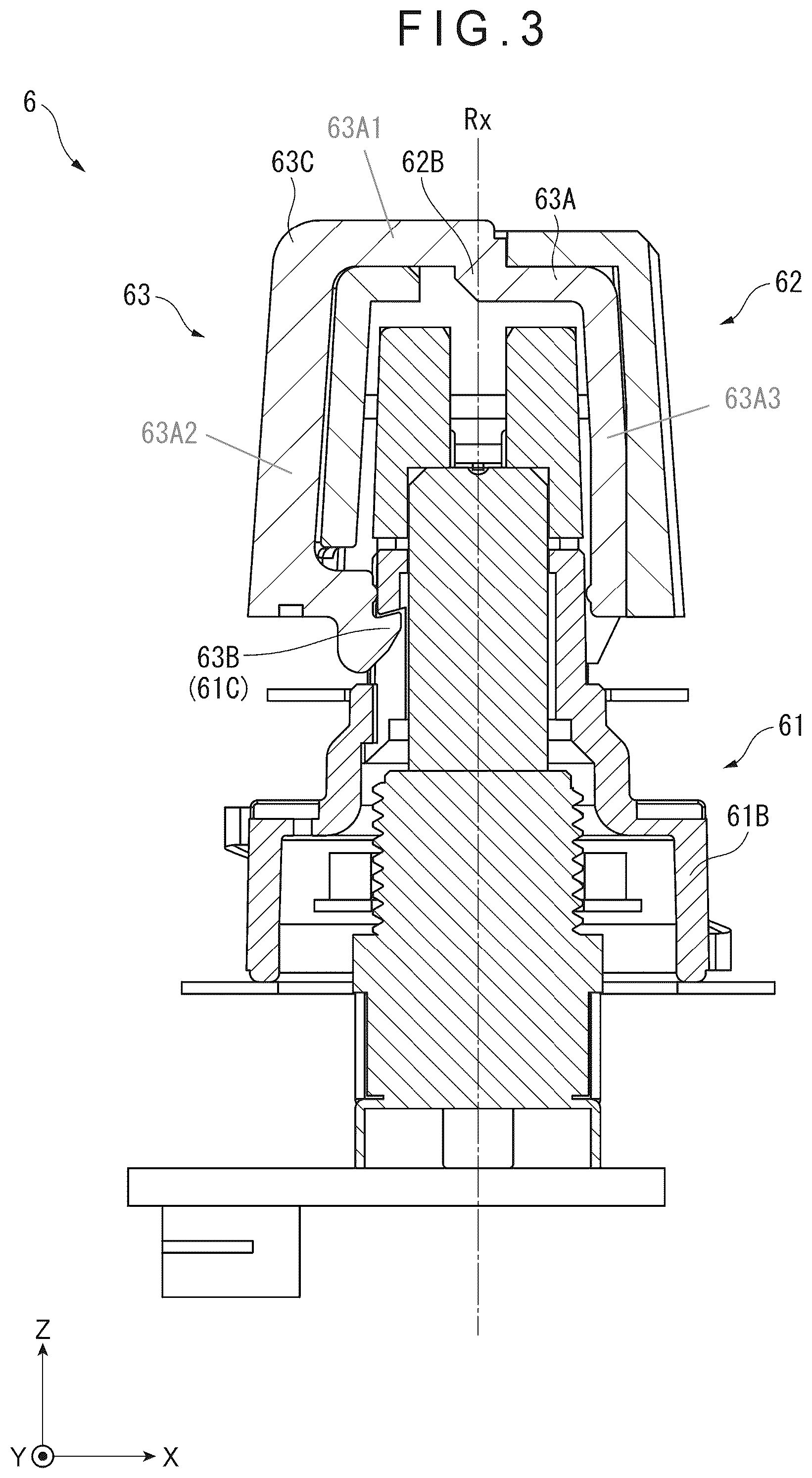 Patent US12306657 Figure 3 – Rotating operation part and acoustic device