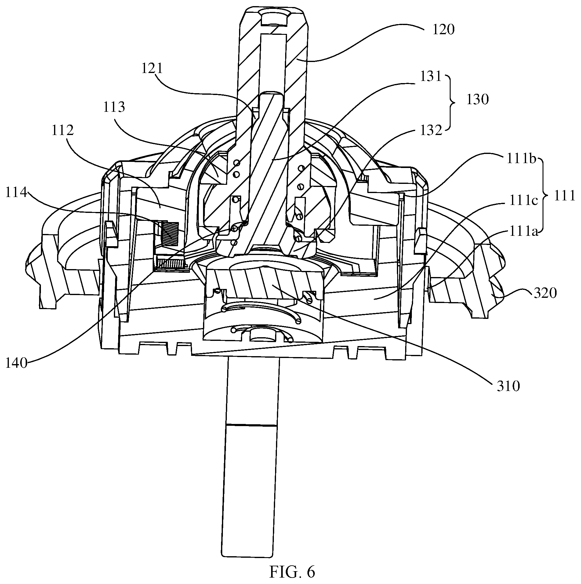 Patent US12306658 Figure 6 – Rocker mechanism and game controller