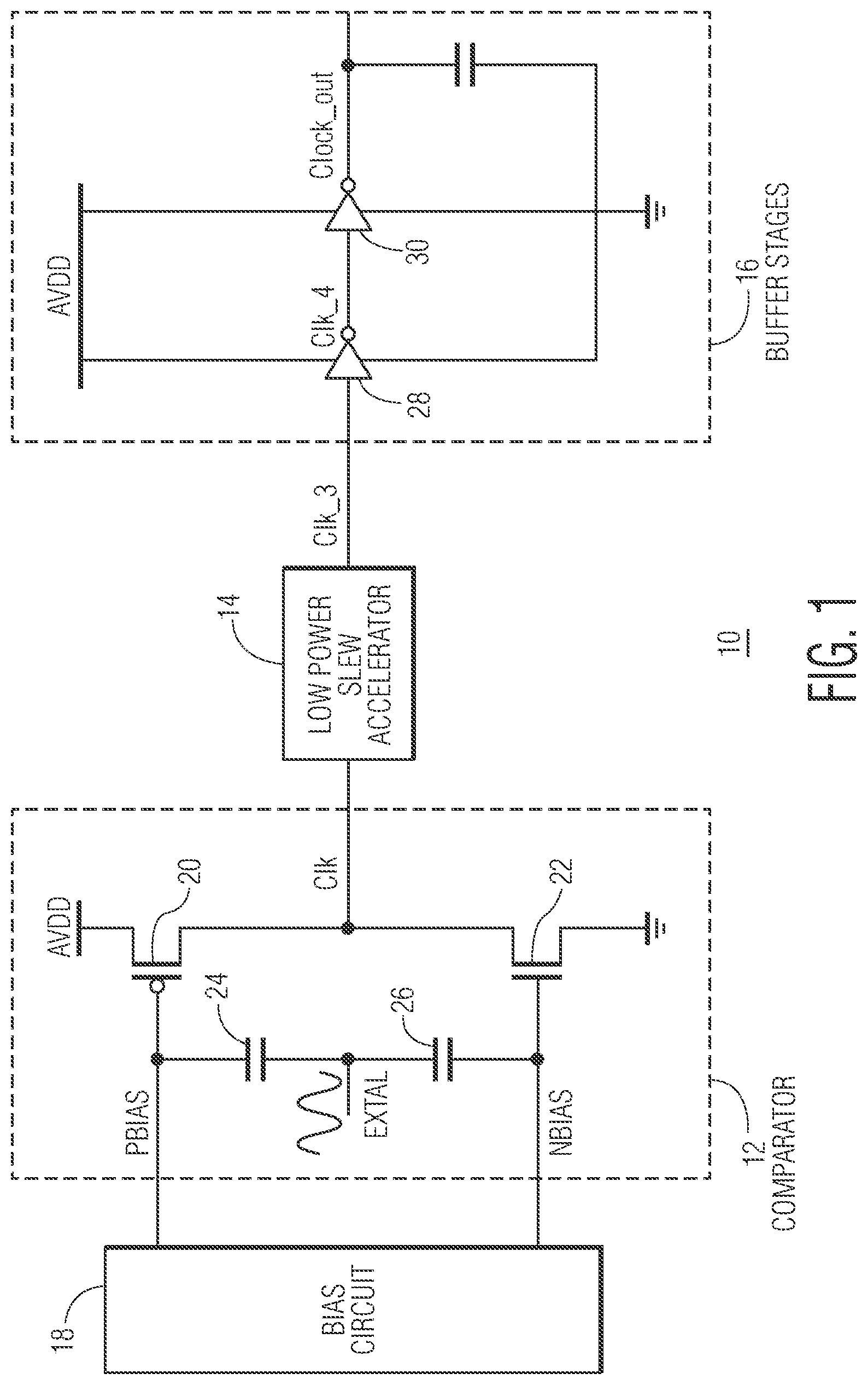 Patent US12306662 — Integrated circuit for clock generation — Figure 1