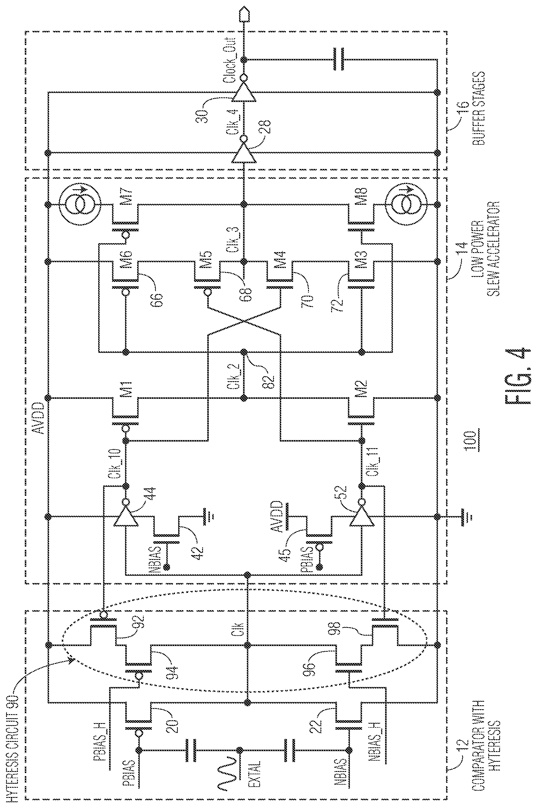 Patent US12306662 Figure 4 – Integrated circuit for clock generation