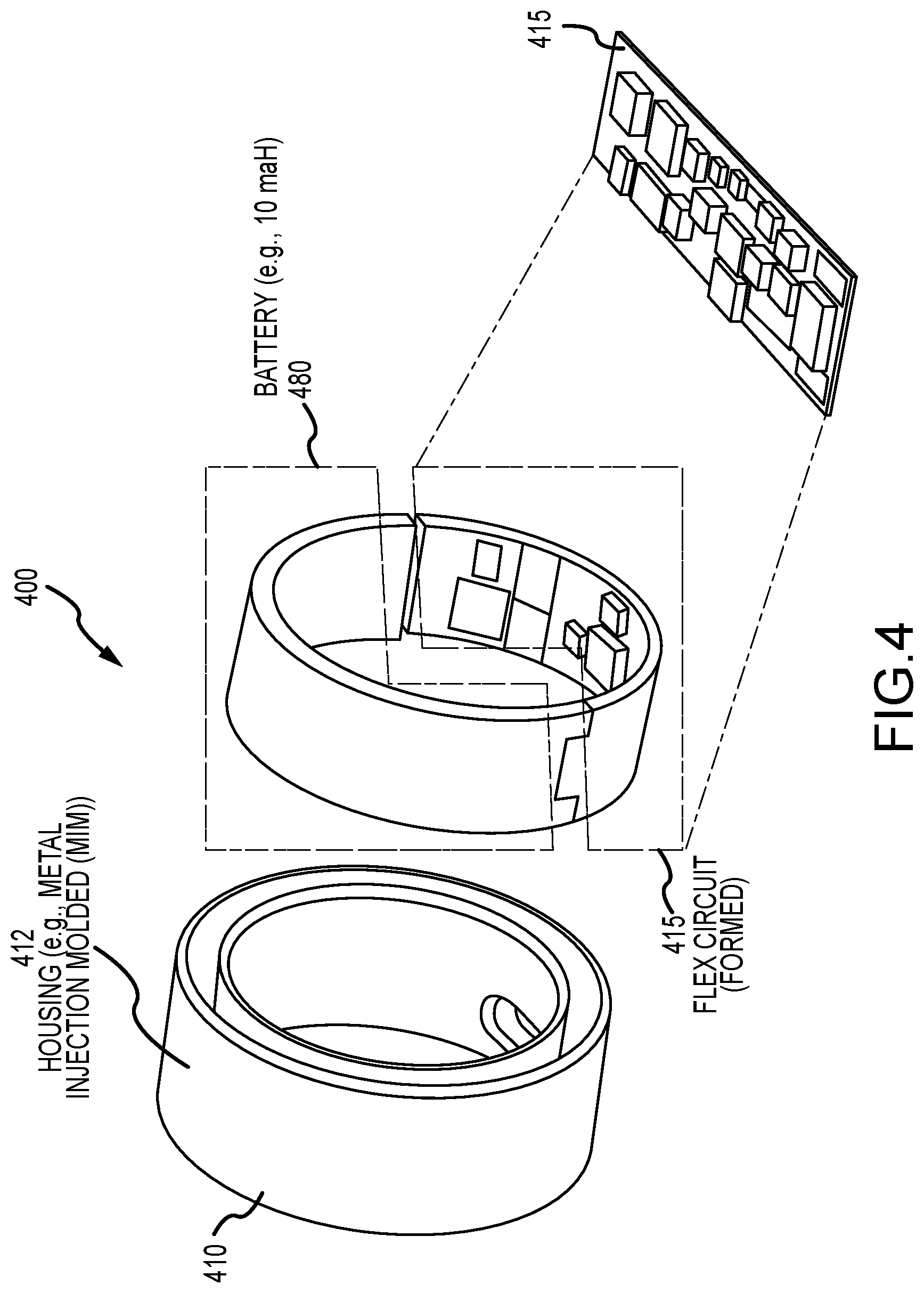 Patent US12306669 Figure 8 – Wearable computing device