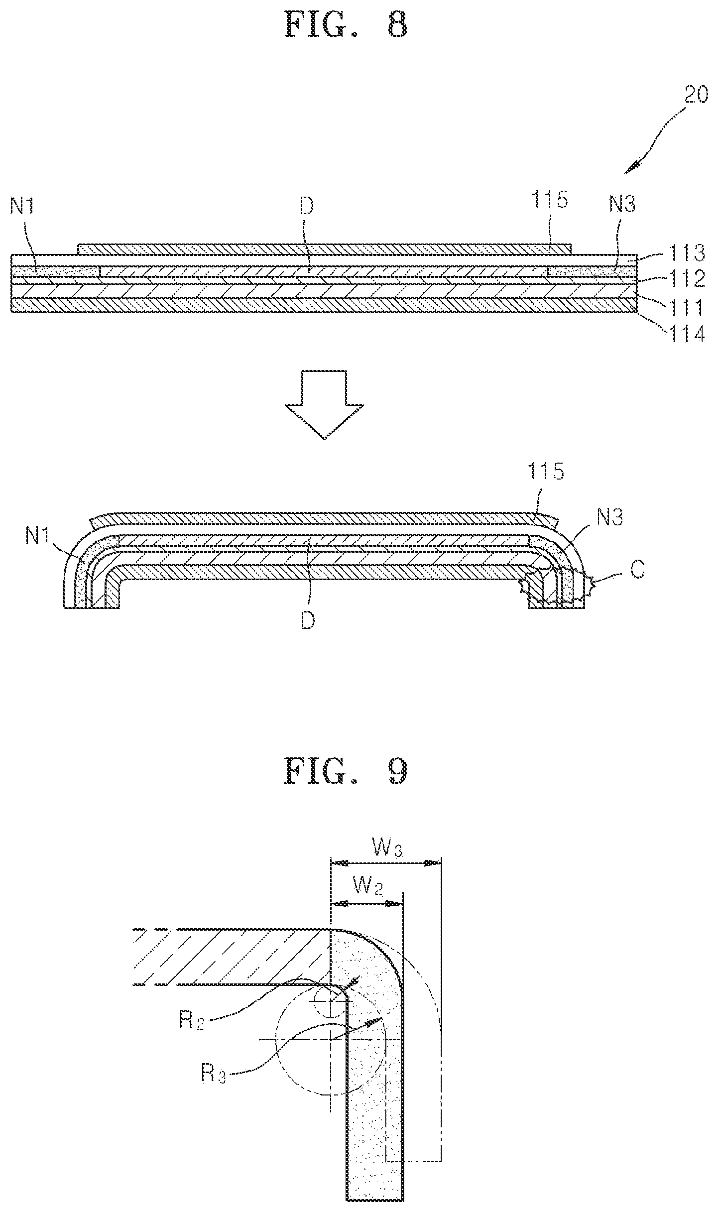 Patent US12306670 Figure 5 – Flexible display panel having four non-display regions outside a display region and display apparatus including the flexible display panel