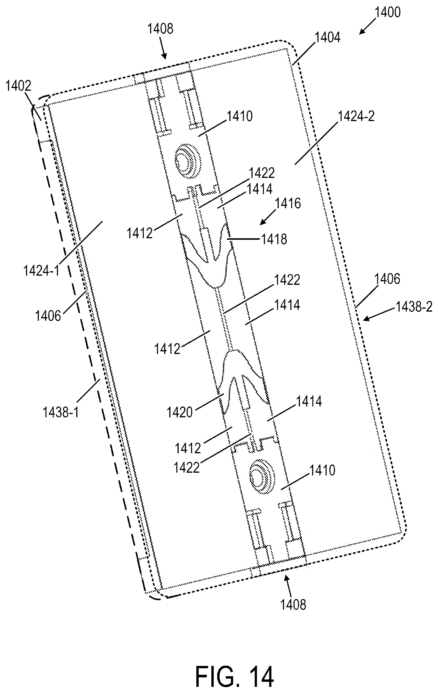 Patent US12306671 Figure 8 – Timing mechanism for foldable computing device