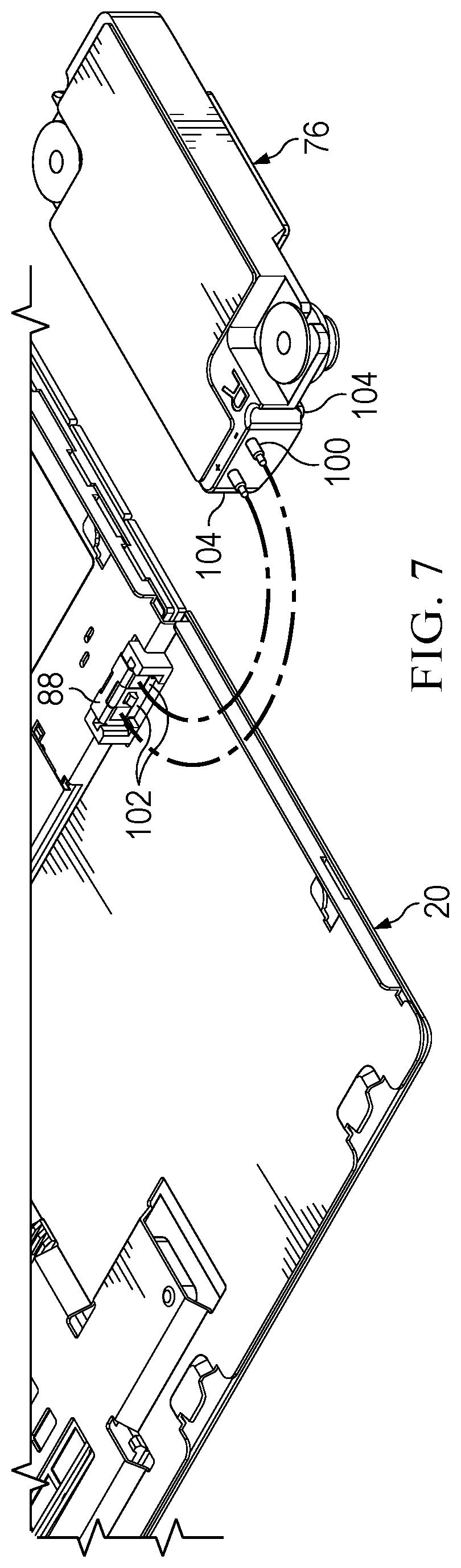 Patent US12306672 Figure 15 – Portable information handling system keyboard membrane having liquid detection