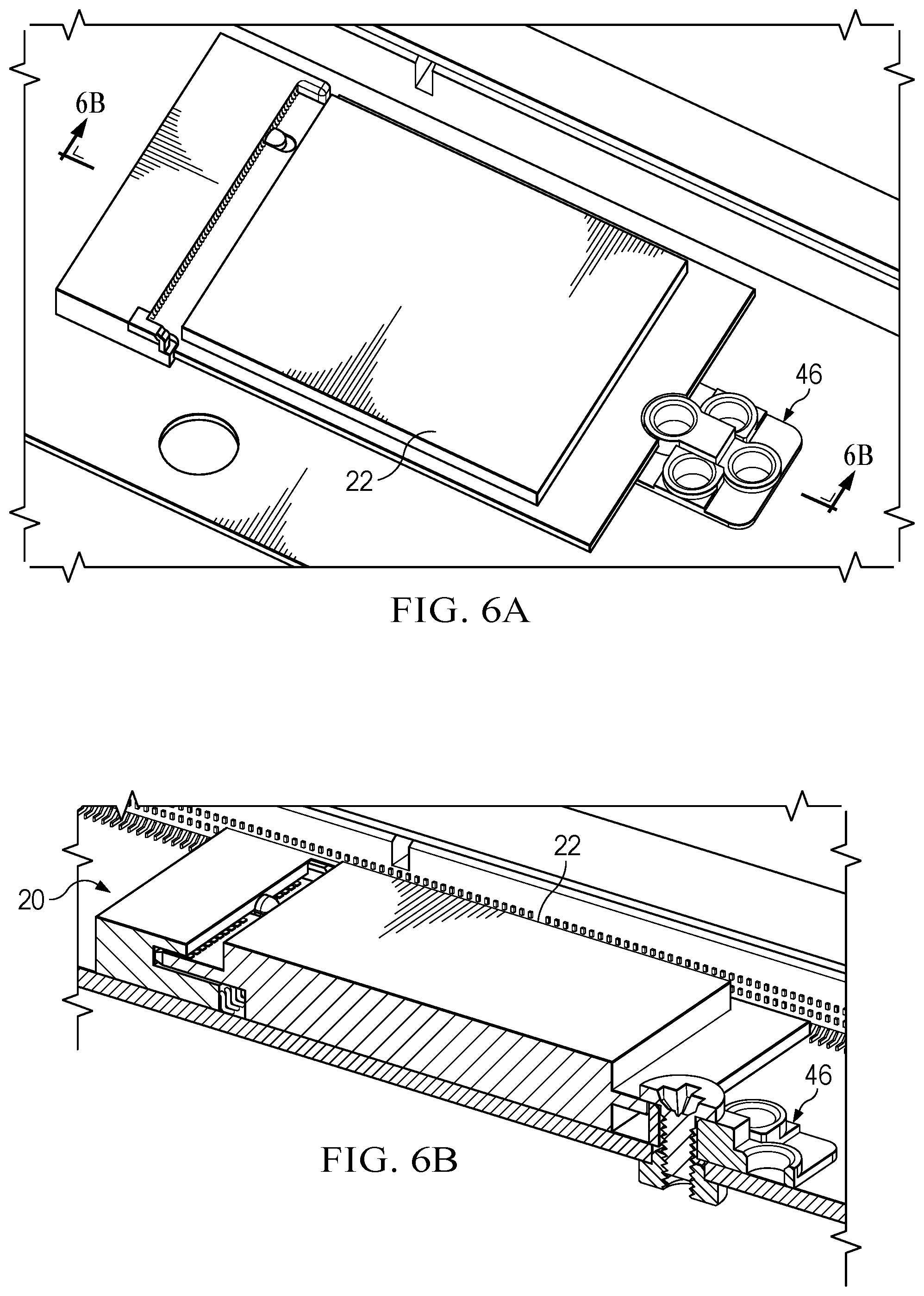 Patent US12306674 Figure 7 – Information handling system internal component part storage