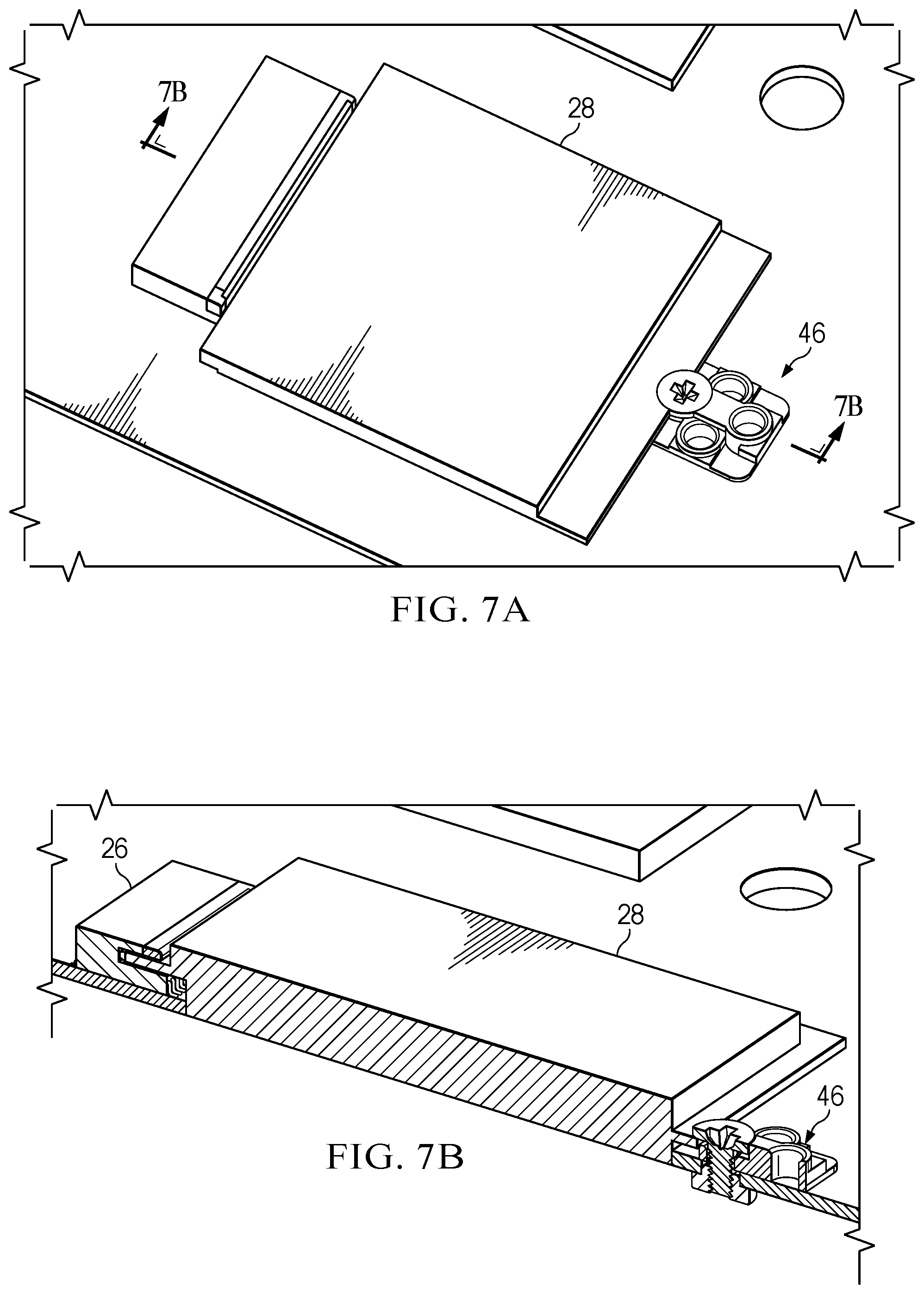Patent US12306674 Figure 8 – Information handling system internal component part storage