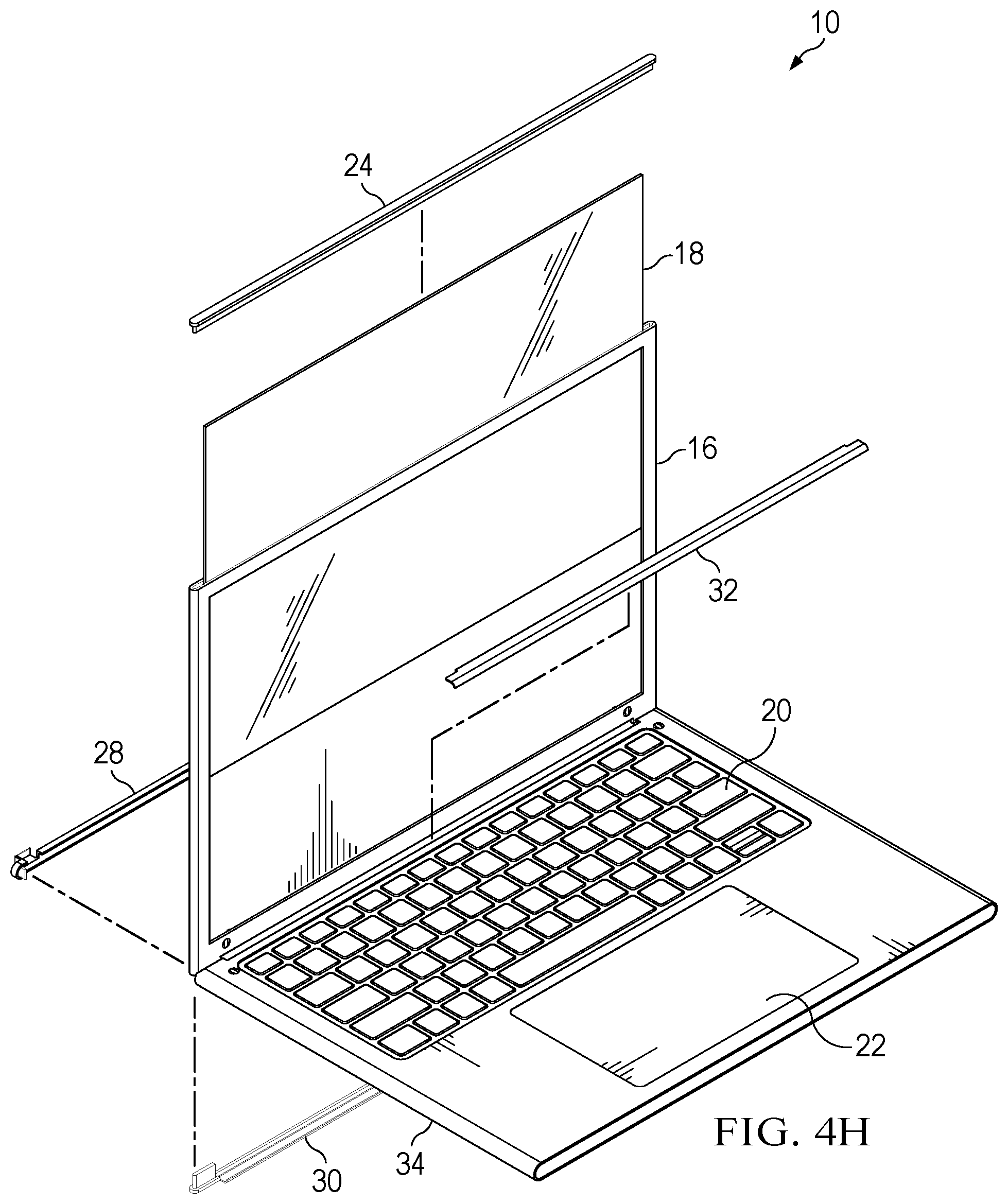 Patent US12306677 Figure 19 – Information handling system with rapid assembly and disassembly to aid recycling