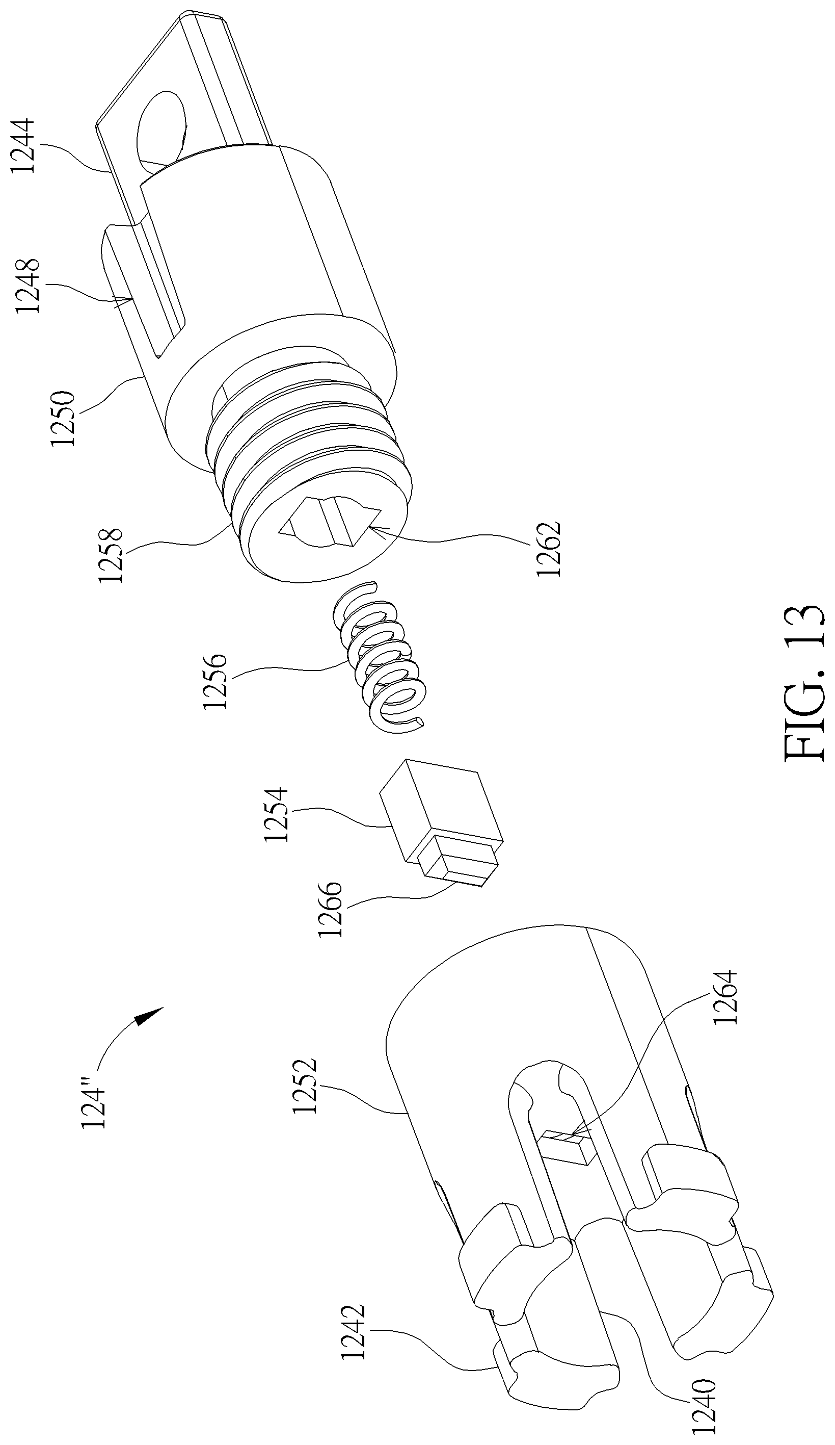 Patent US12306678 Figure 13 – Electronic device, rotating module and pivot structure