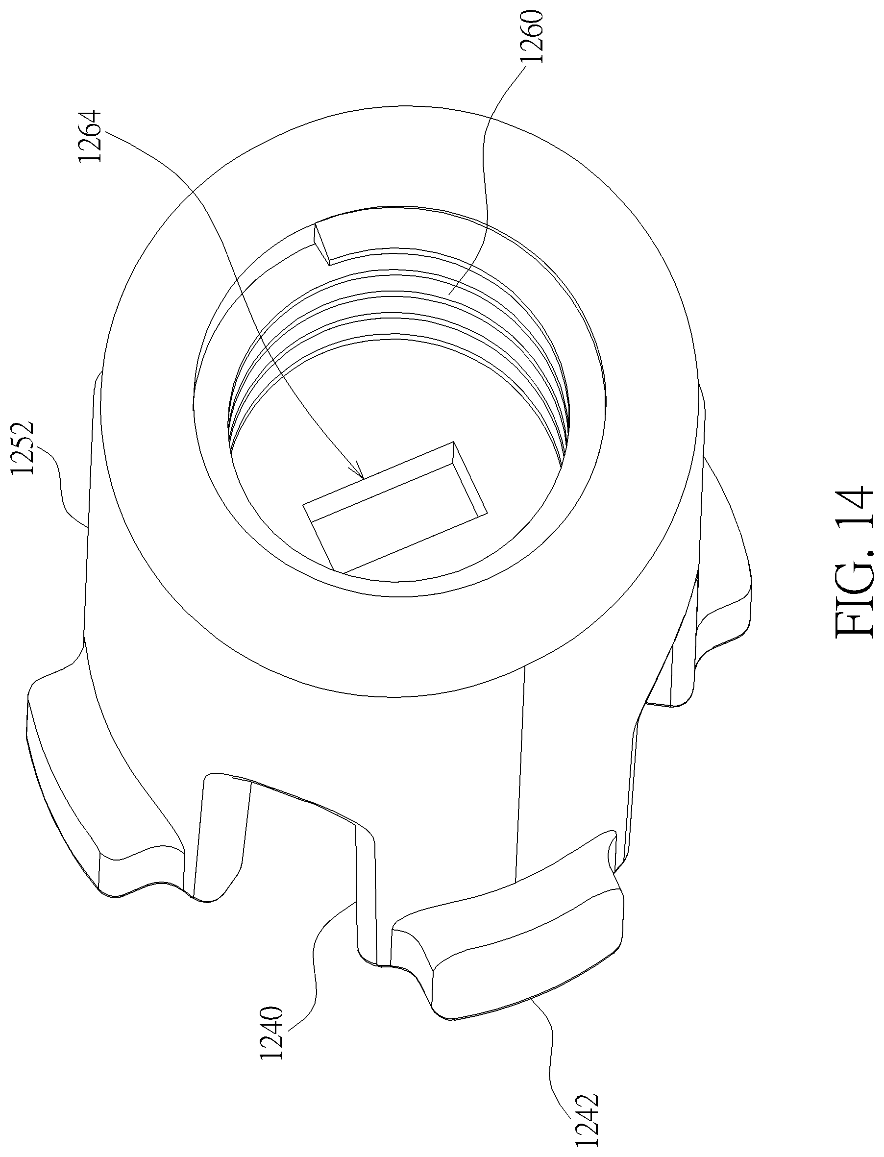 Patent US12306678 Figure 14 – Electronic device, rotating module and pivot structure