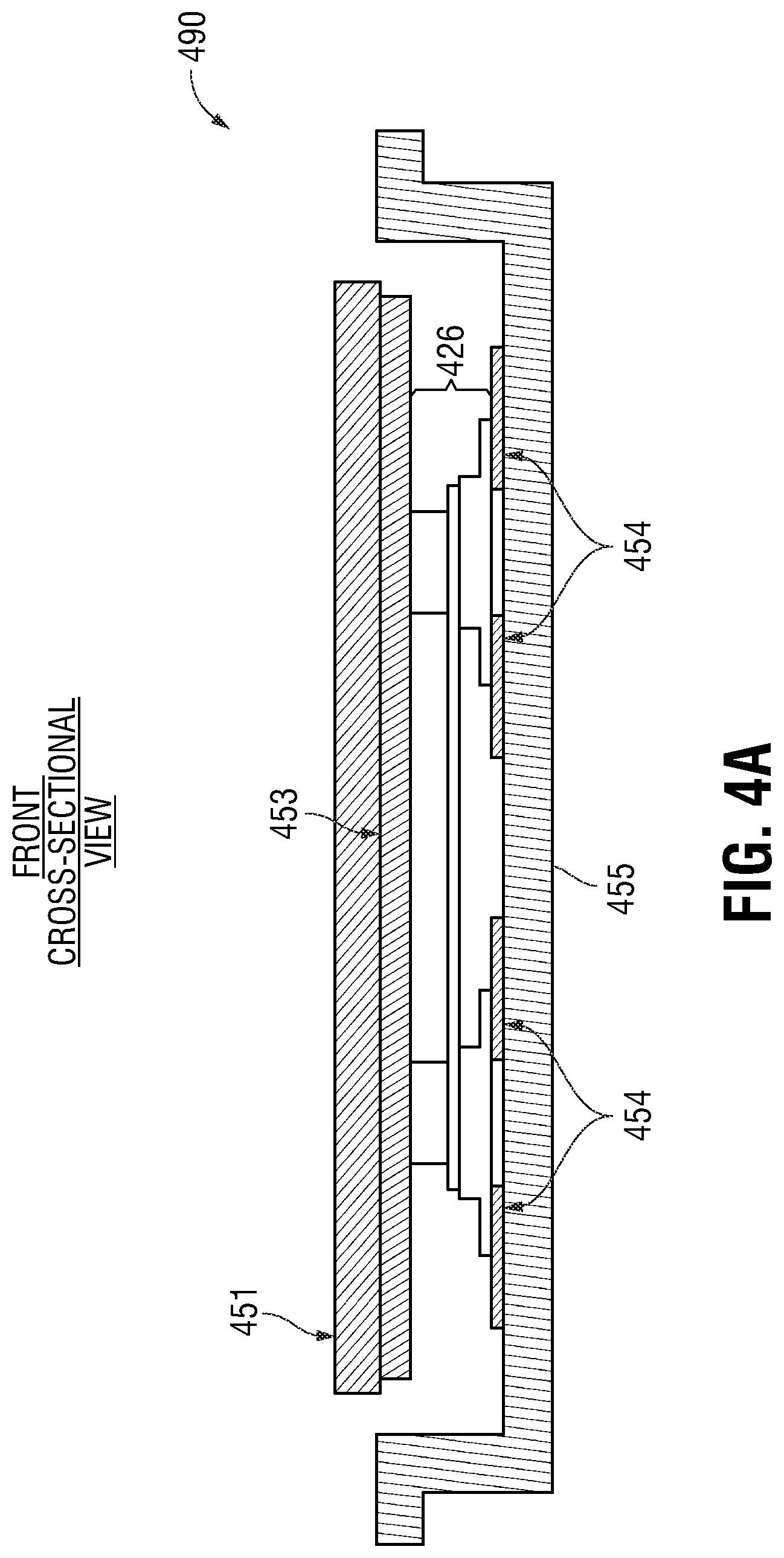 Patent US12306679 Figure 5 – System and method of manufacturing a haptic touchpad and palm rest assembly with light-diffusing composite substrate of woven glass fiber impregnated with polycarbonate
