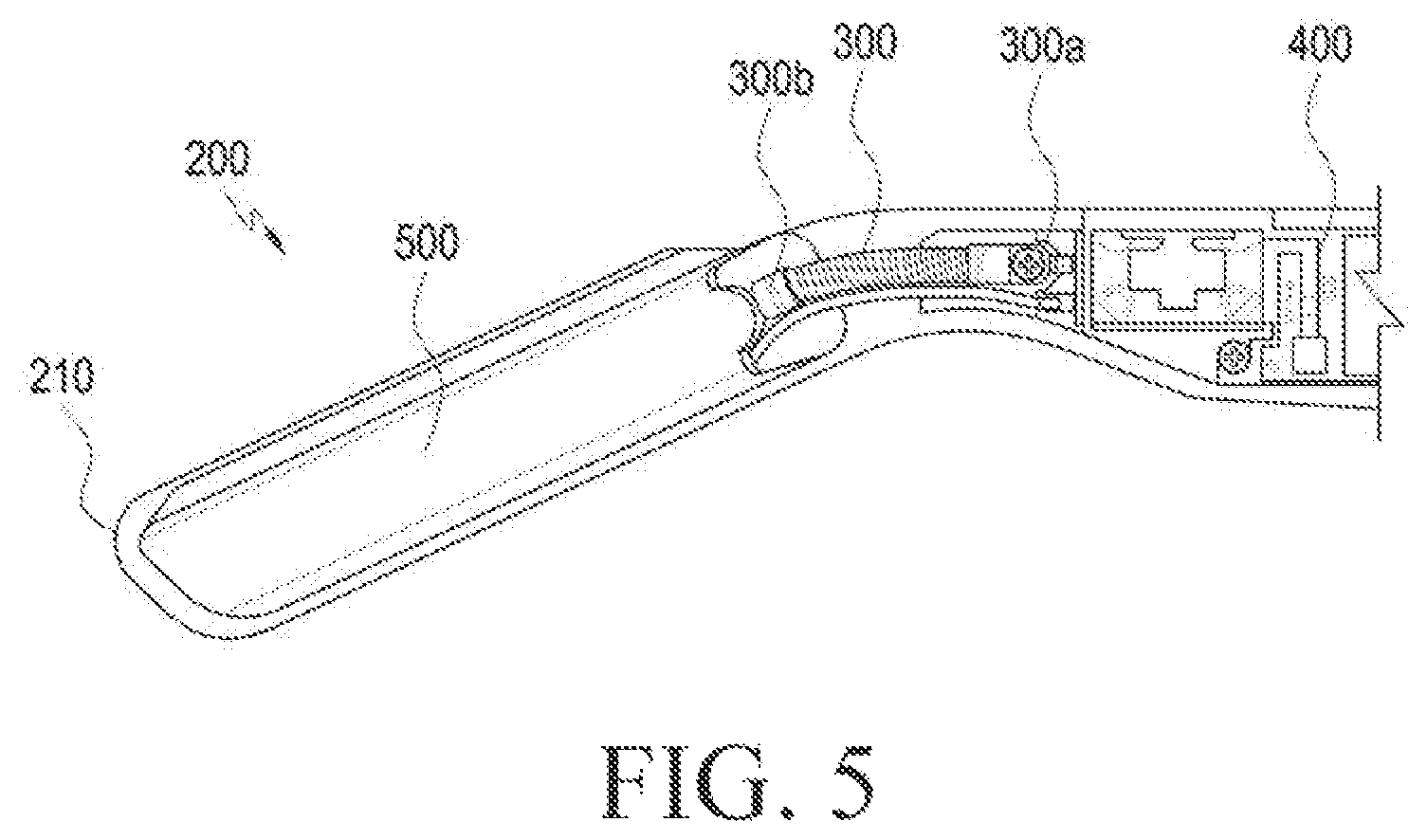 Patent US12306680 Figure 5 – Electronic device including connection member