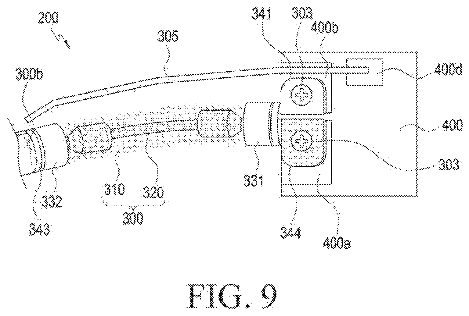 Patent US12306680 Figure 9 – Electronic device including connection member