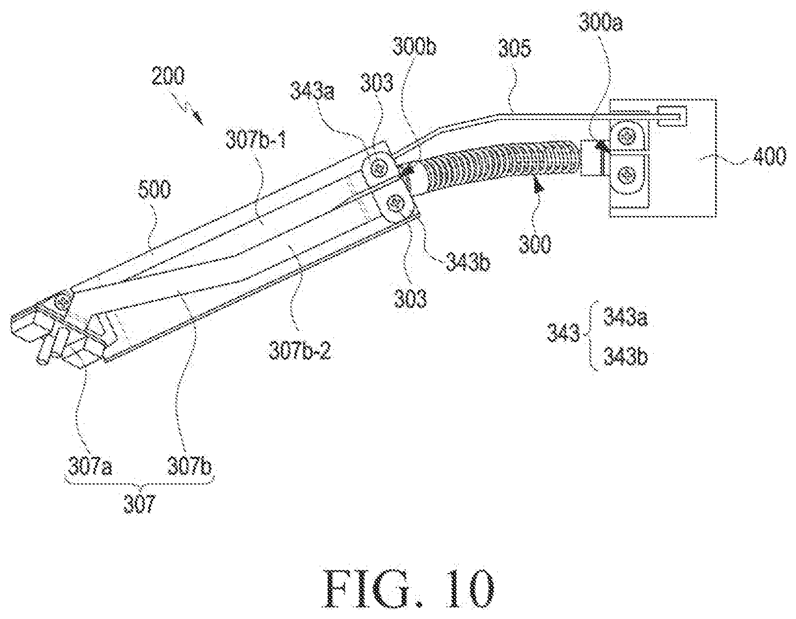 Patent US12306680 Figure 10 – Electronic device including connection member