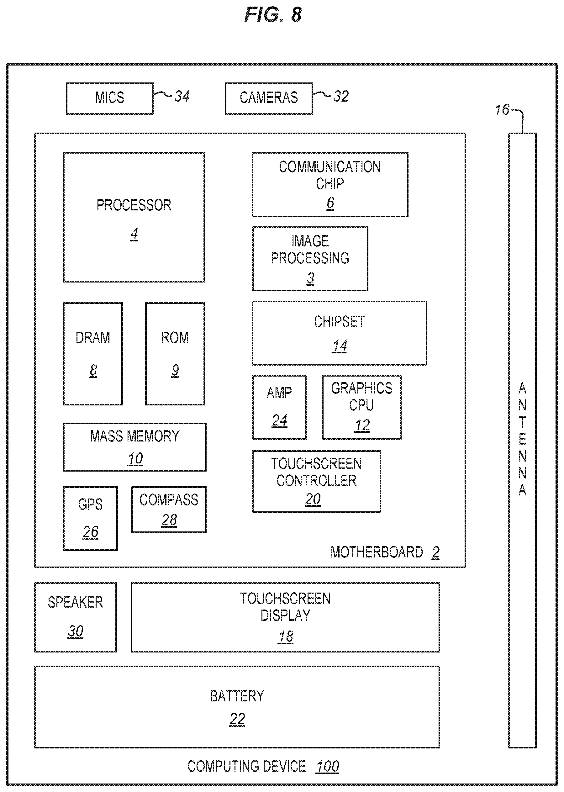 Patent US12306681 Figure 7 – Data storage system with parallel array of dense memory cards and high airflow