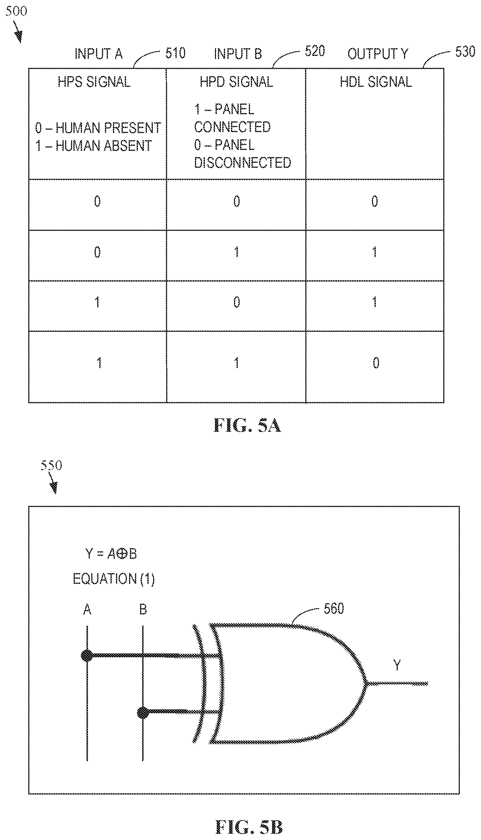 Patent US12306692 Figure 5 – Systems, methods, and apparatus for display panel human presence detection