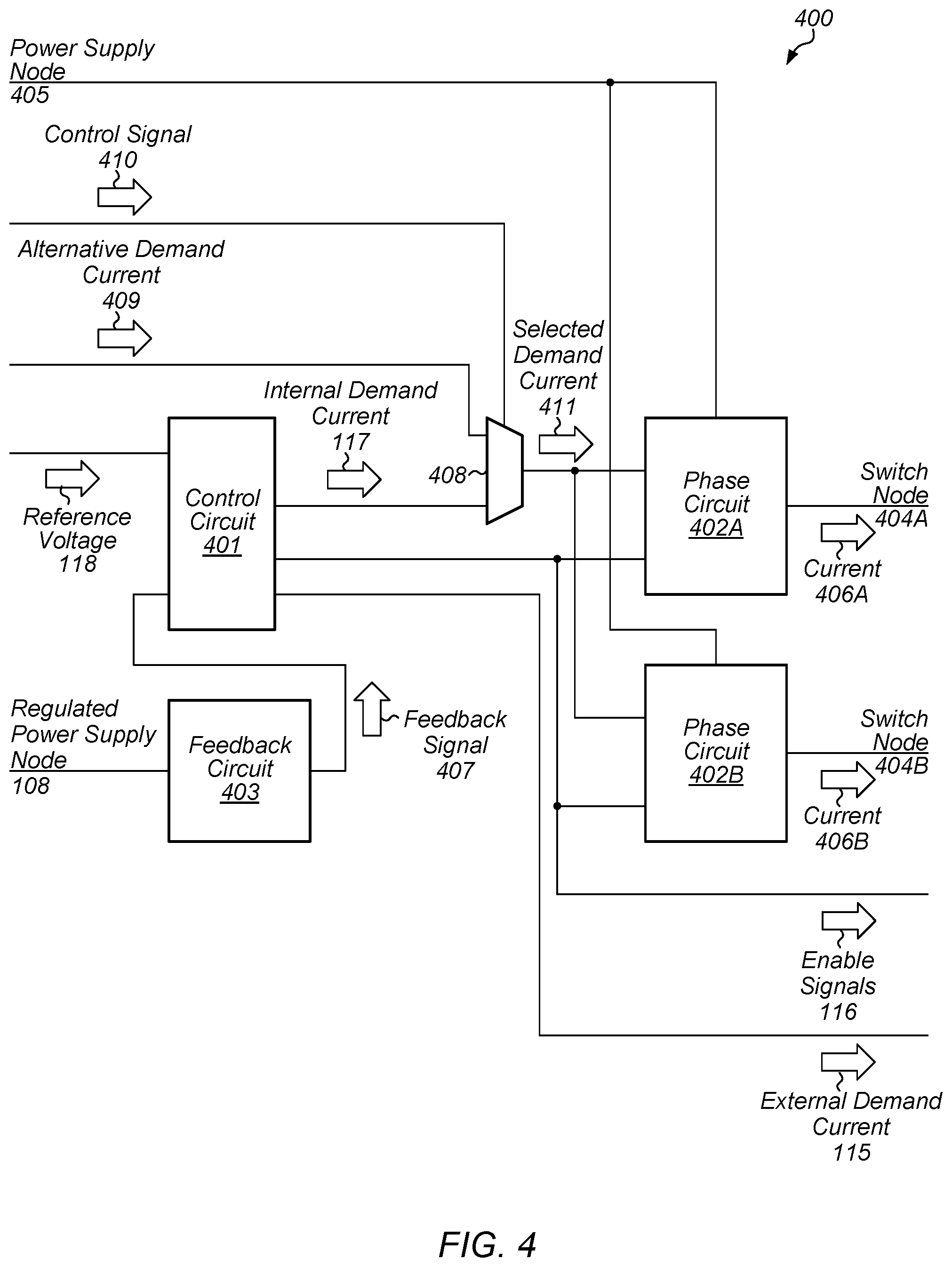 Patent US12306697 Figure 4 – Scalable power delivery system