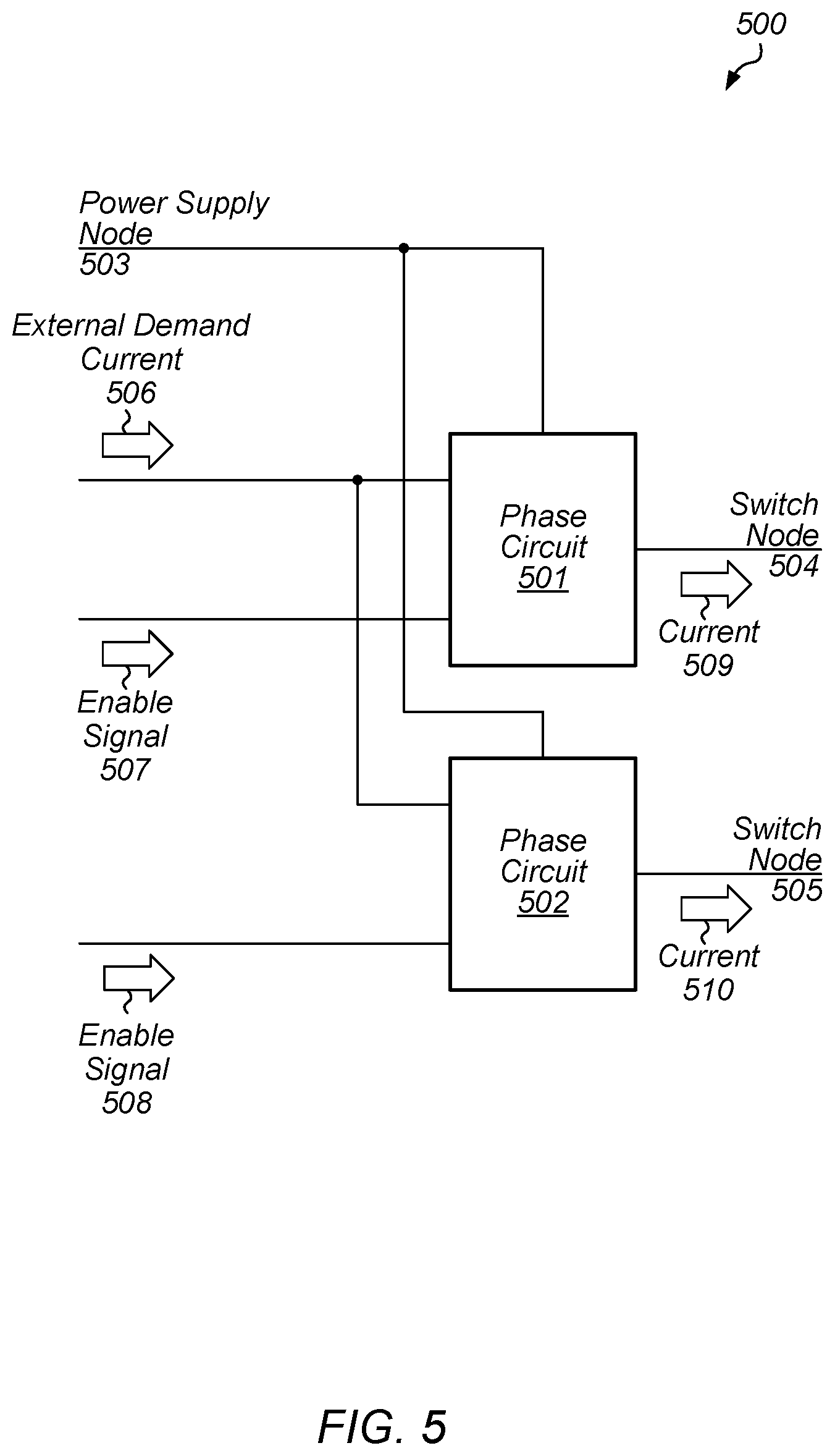 Patent US12306697 Figure 5 – Scalable power delivery system