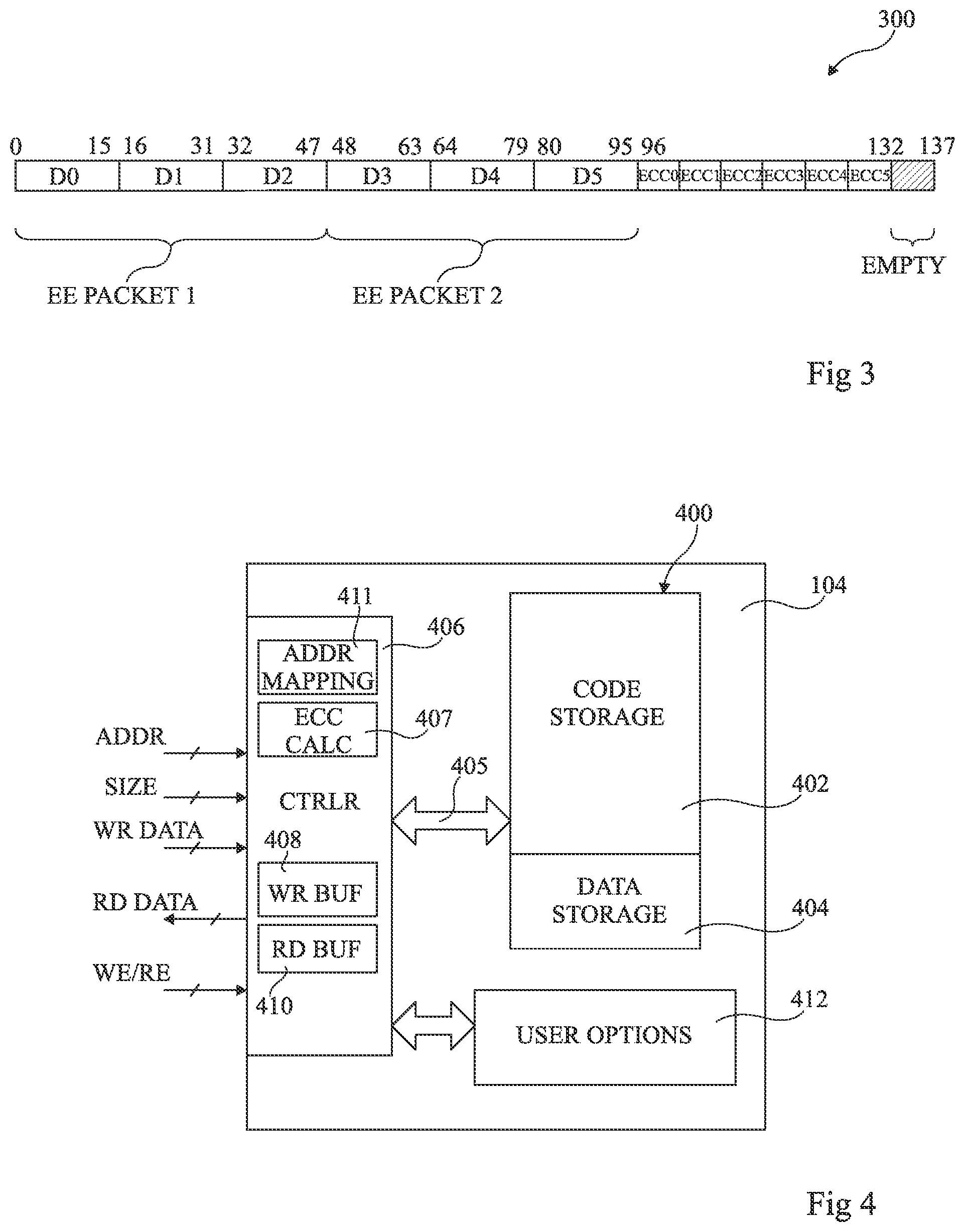 Patent US12306714 Figure 2 – Data memory emulation in flash memory