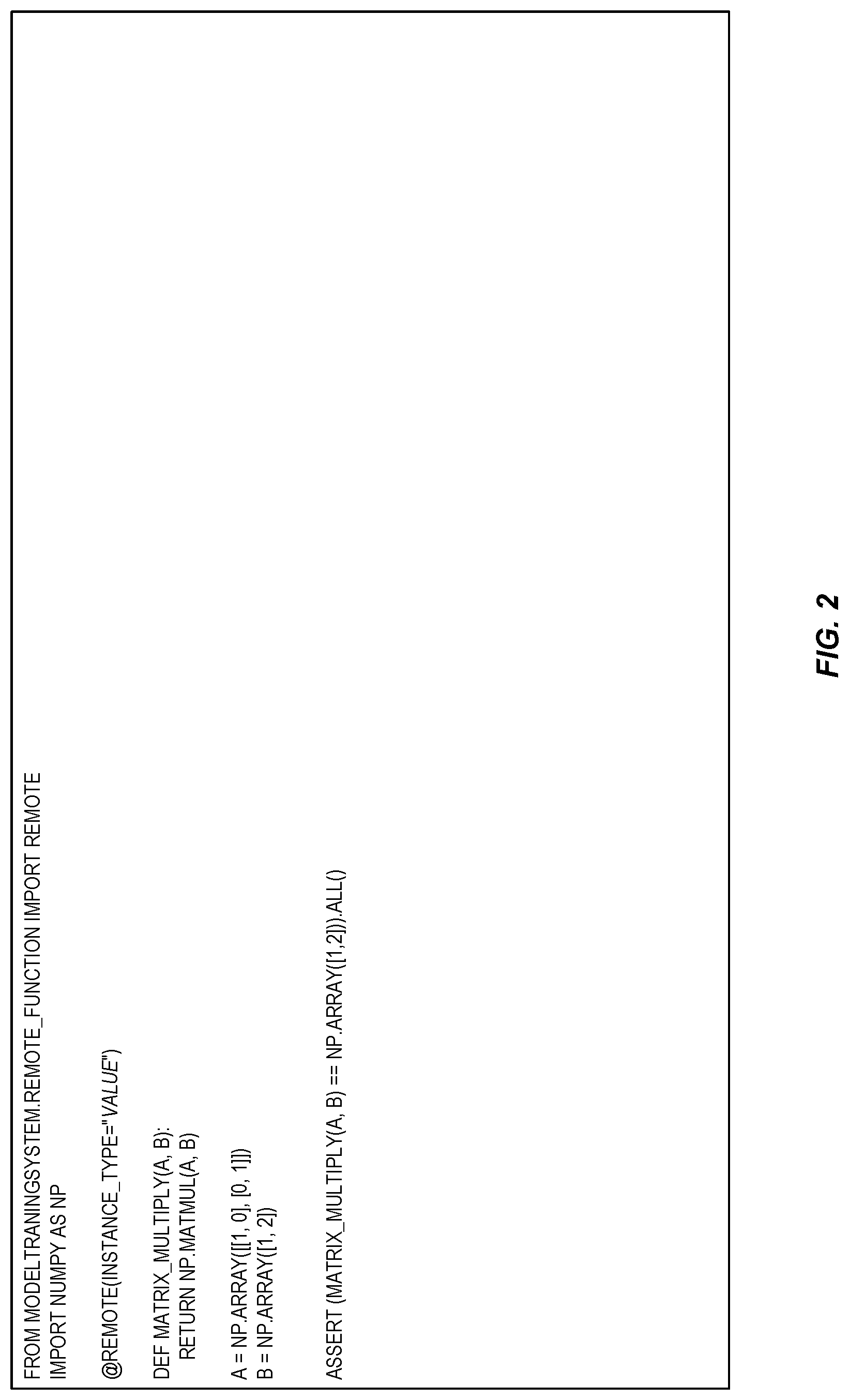 Patent US12306738 Figure 2 – Local runtime replication for machine learning model training on a provider network