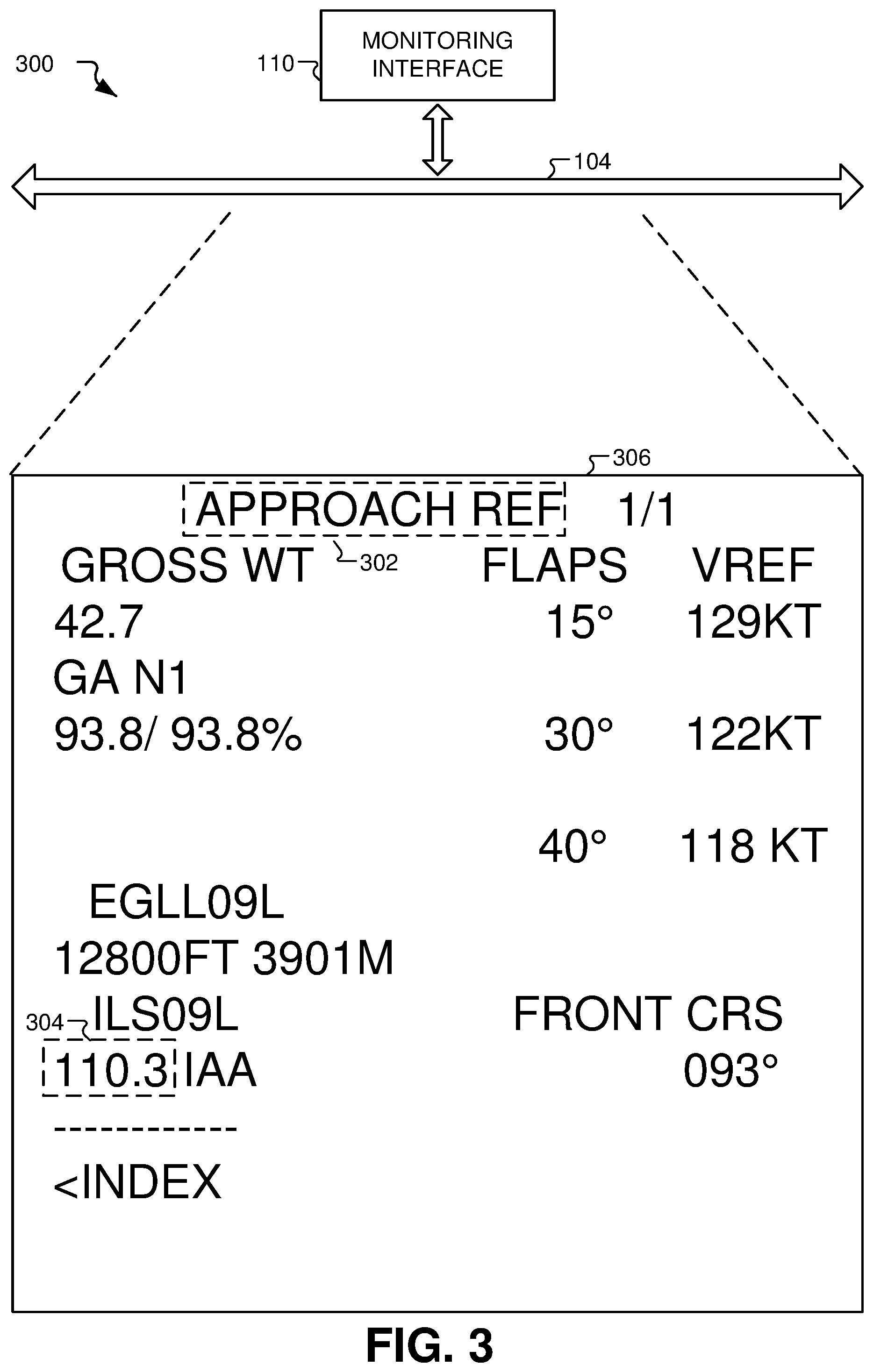 Patent US12306779 Figure 3 – Systems and methods for a smart navigation tuning panel