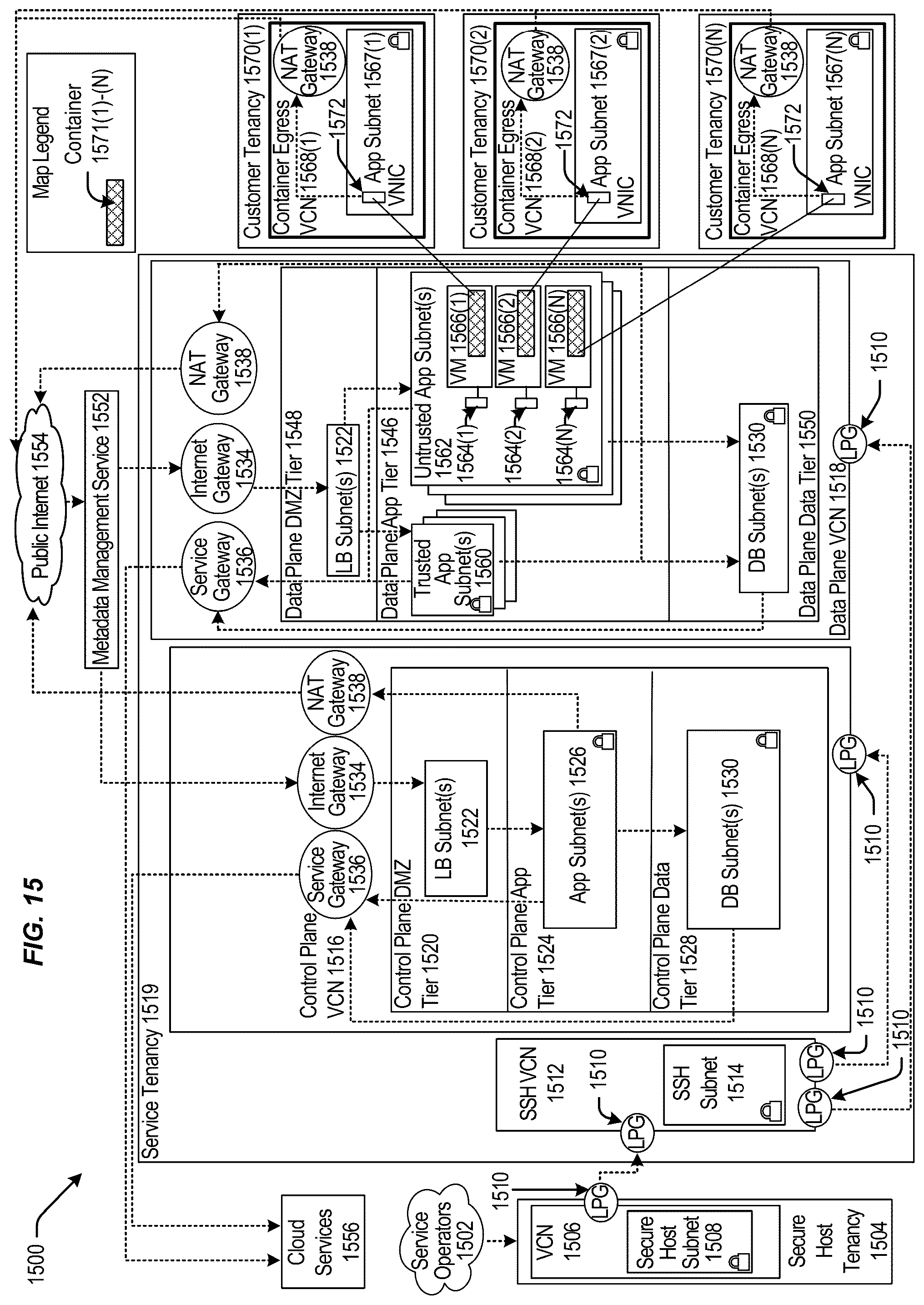 Patent US12306801 Figure 15 – Scalable and secure cross region and optimized file system delta transfer for cloud scale