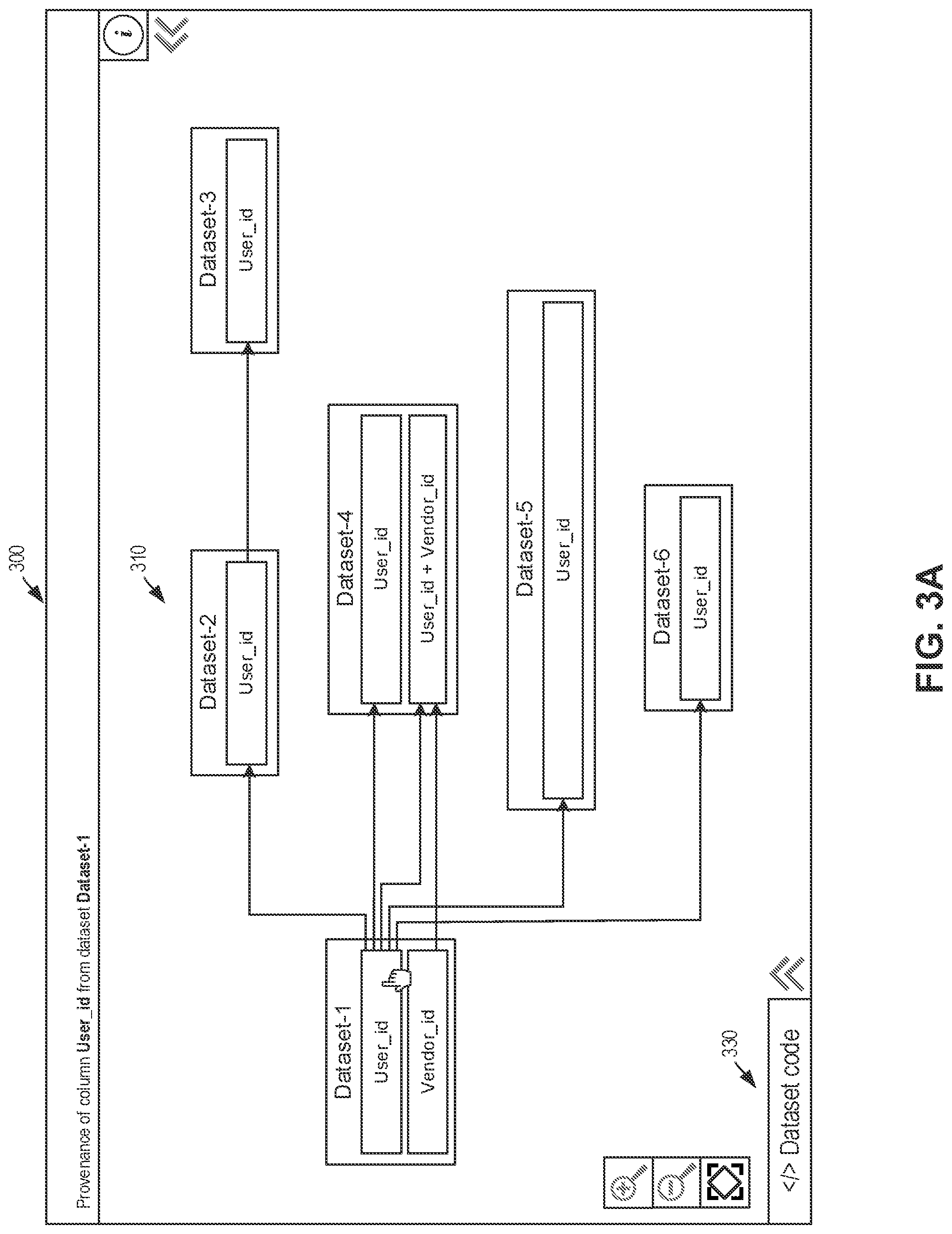 Patent US12306815 Figure 3 – Resource grouping for resource dependency system and graphical user interface