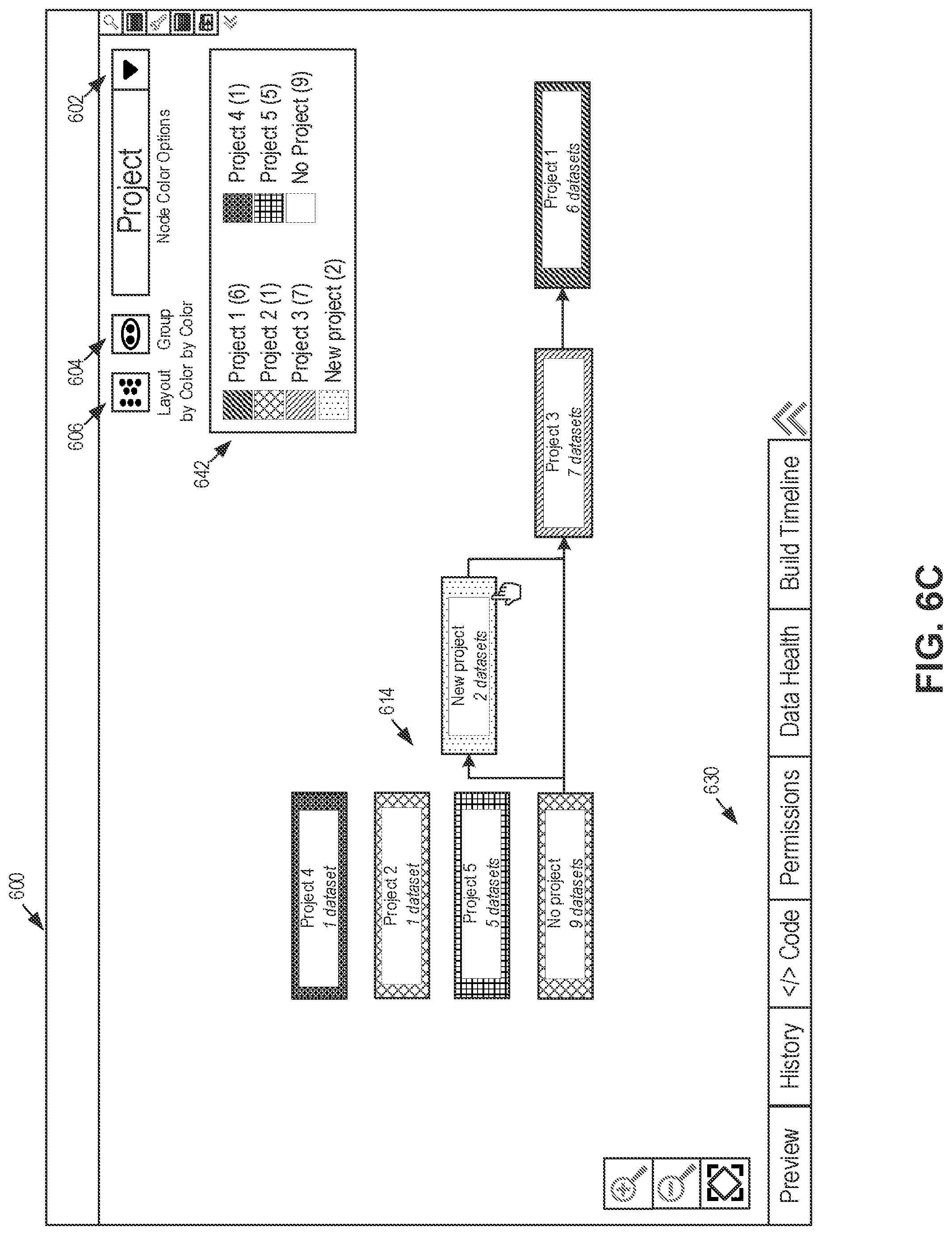 Patent US12306815 Figure 10 – Resource grouping for resource dependency system and graphical user interface